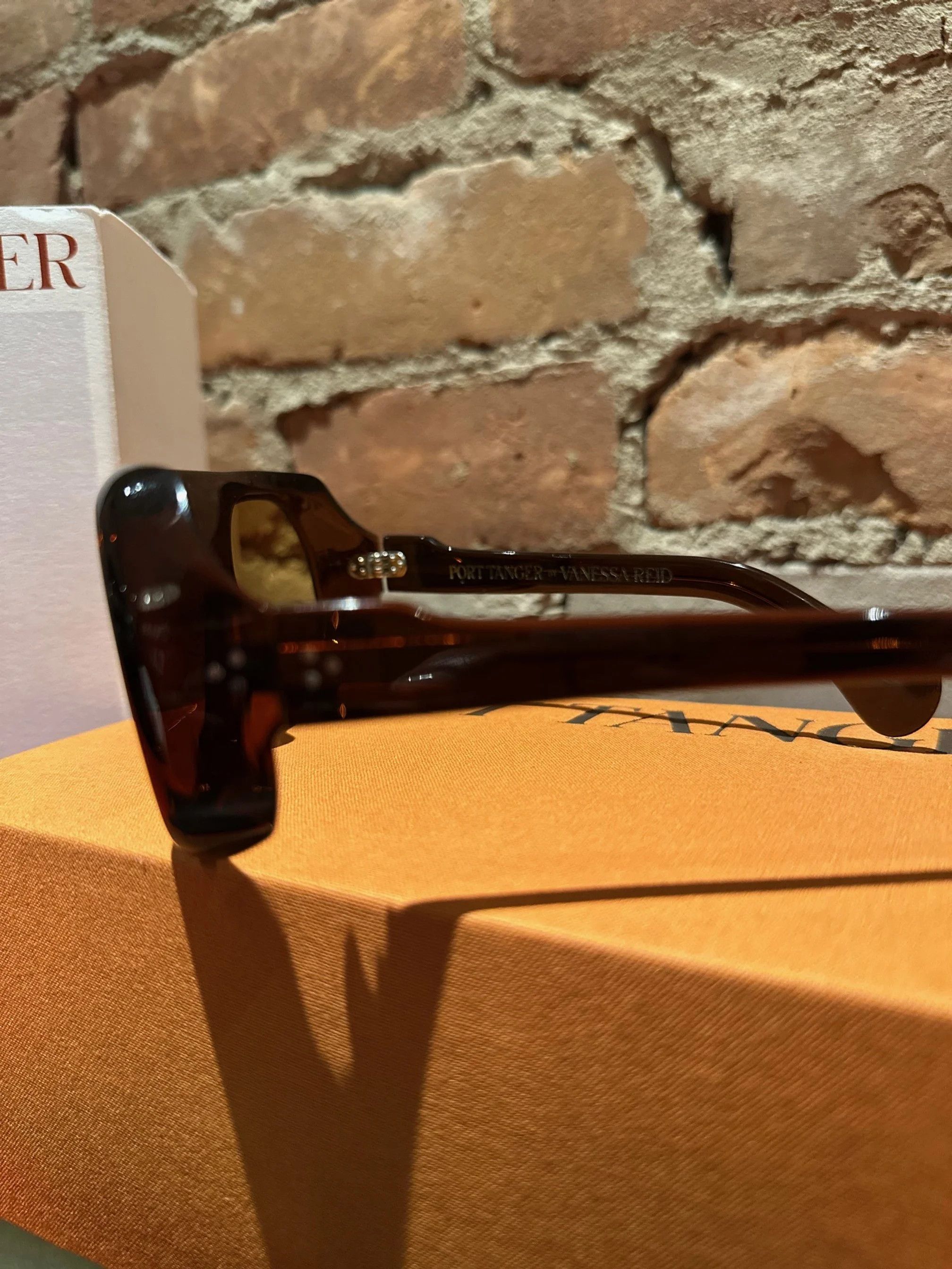 Port Tanger Port Tanger x Vanessa Reid “Kuky” Sunglasses — Bunaa Amber Size ONE SIZE - 5 Thumbnail