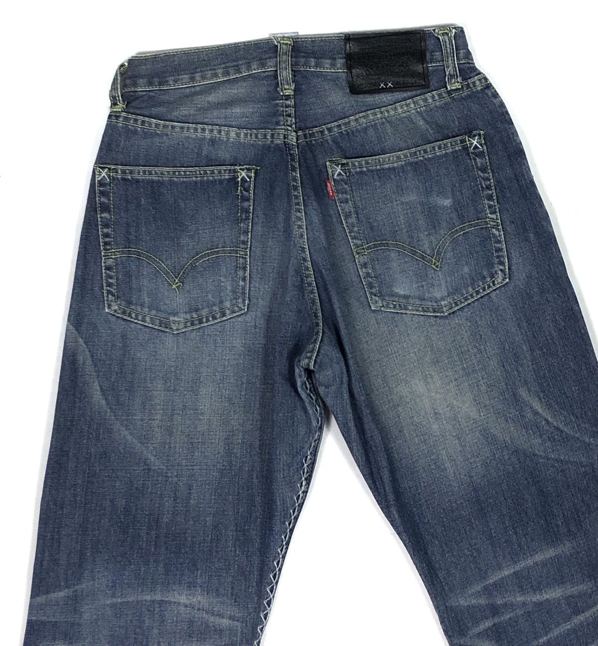 Kaws RARE🔥2007 LEVIS X KAWS X ORIGINAL FAKE LOT 502 JEANS Size US 28 / EU 44 - 7 Thumbnail