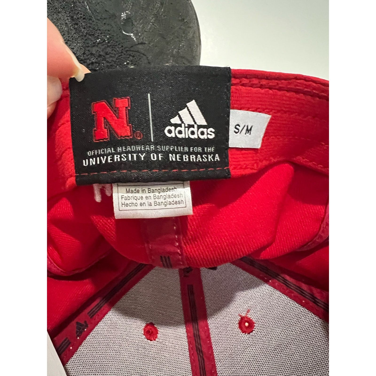 Adidas University Of Nebraska Huskers Baseball Hat Fitmax Cap Size ONE SIZE - 11 Thumbnail