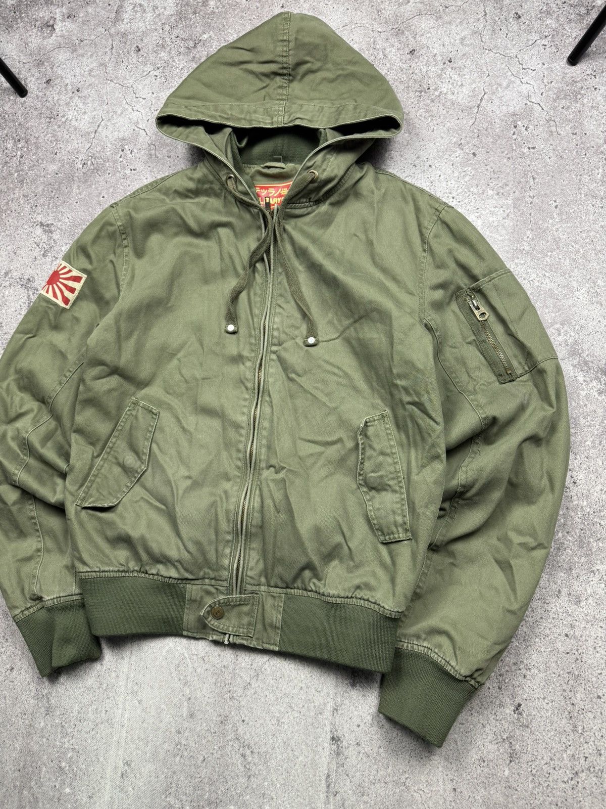 Japanese Brand Y2K YOHJI YAMAMOTO STYLE JAPANESSE MILITARY BOMBER TOKYO Y3 Size US L / EU 52-54 / 3 - 2 Thumbnail
