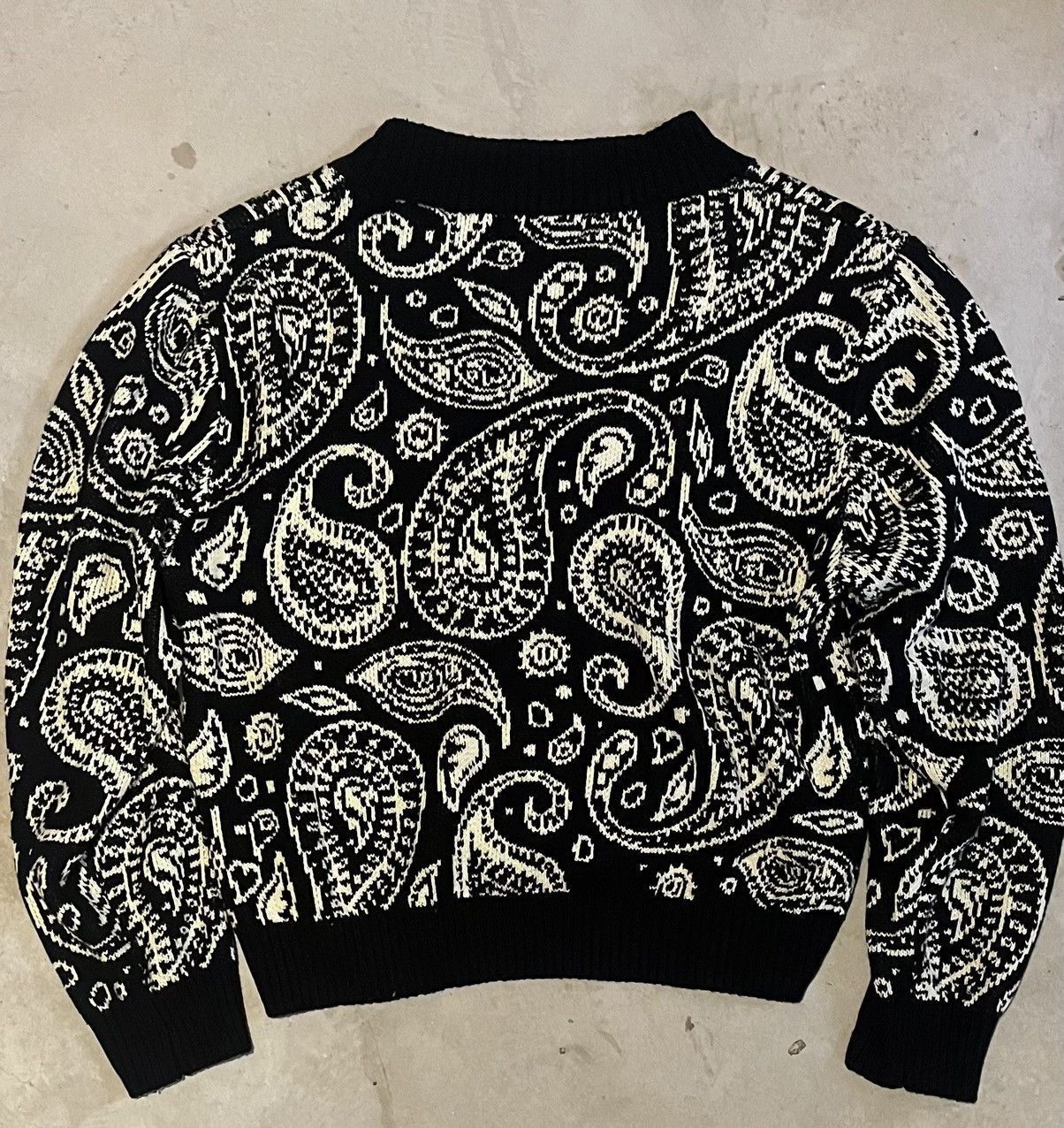 Ruben Kone PAISLEY CARDIGAN "INK" RUBEN KONE Size US L / EU 52-54 / 3 - 2 Thumbnail