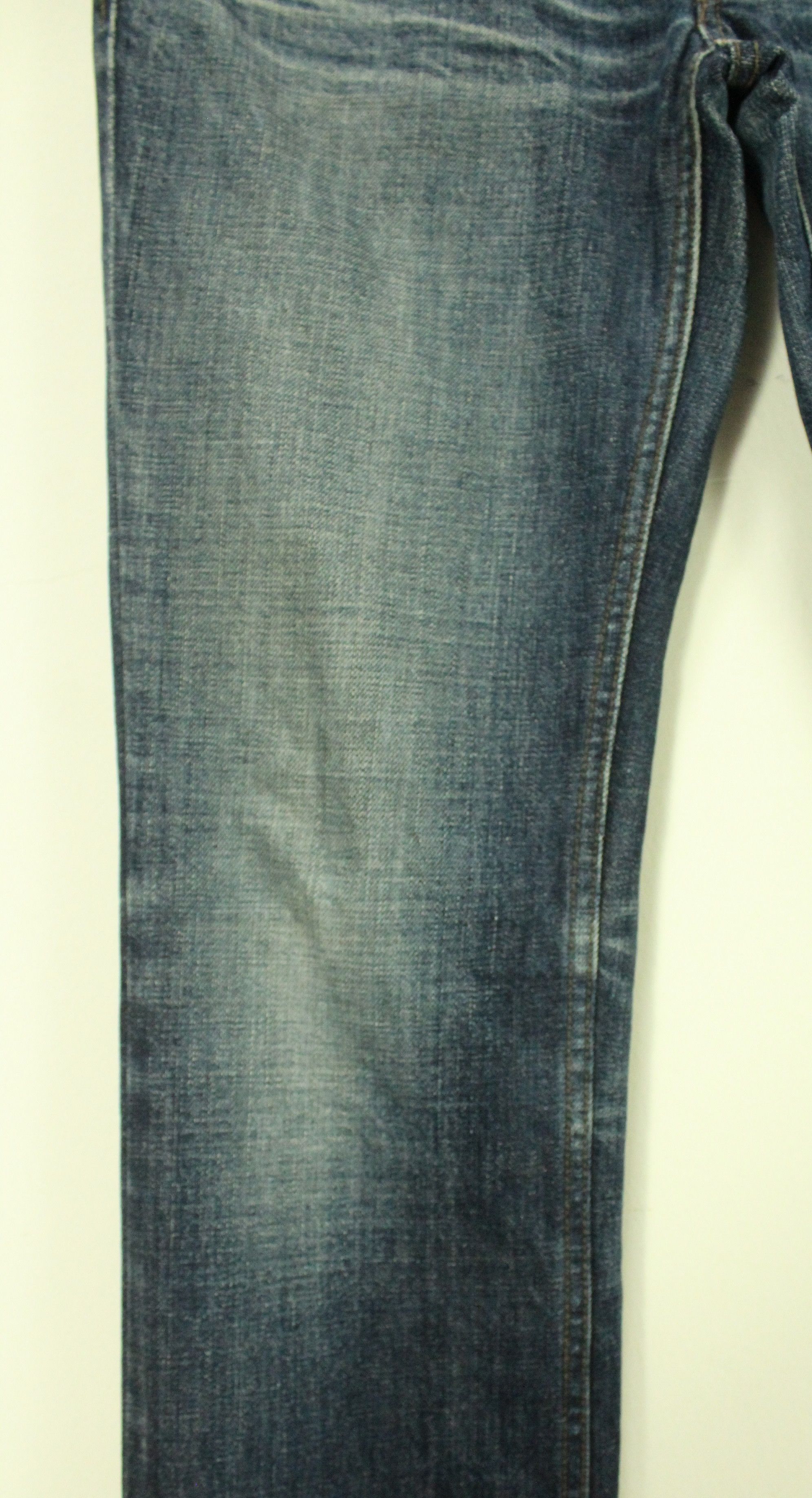 Japanese Brand LOUNGE LIZARD Denim Jeans Distressed Faded Thrashed Grunge Size US 31 - 7 Thumbnail
