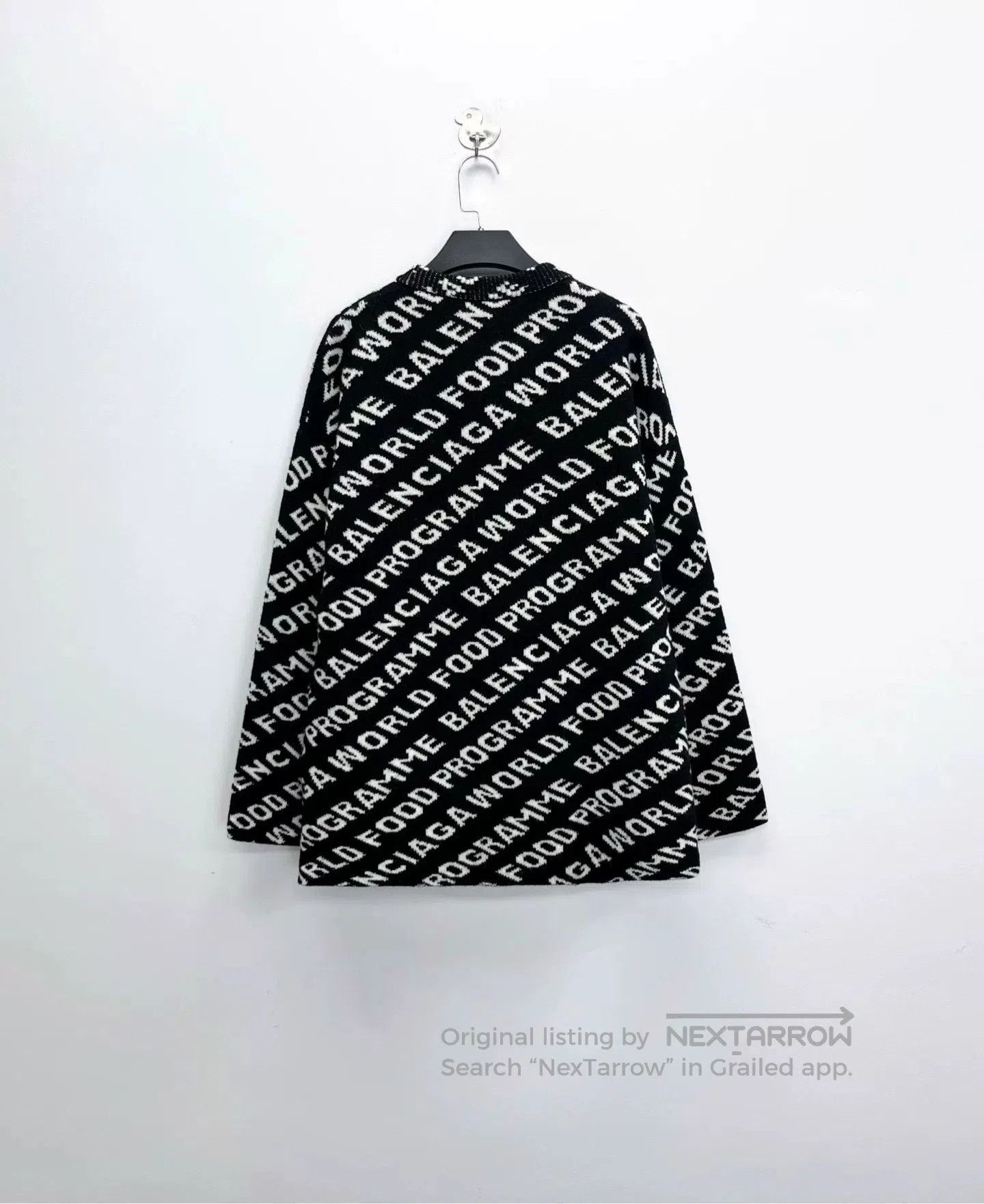 Balenciaga Balenciaga World Food Programme Knitted Sweater. Size US M / EU 48-50 / 2 - 2 Thumbnail