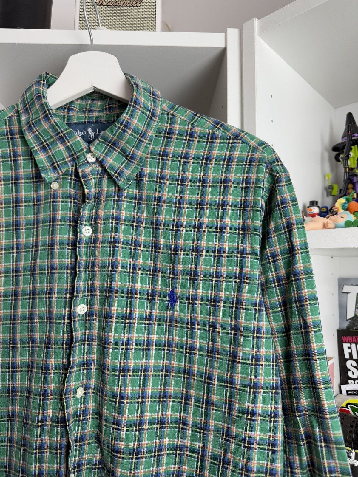Designer × Polo Ralph Lauren × Ralph Lauren Vintage y2k Polo Ralph Lauren flannel checked shirt L luxury Size US L / EU 52-54 / 3 - 4 Thumbnail