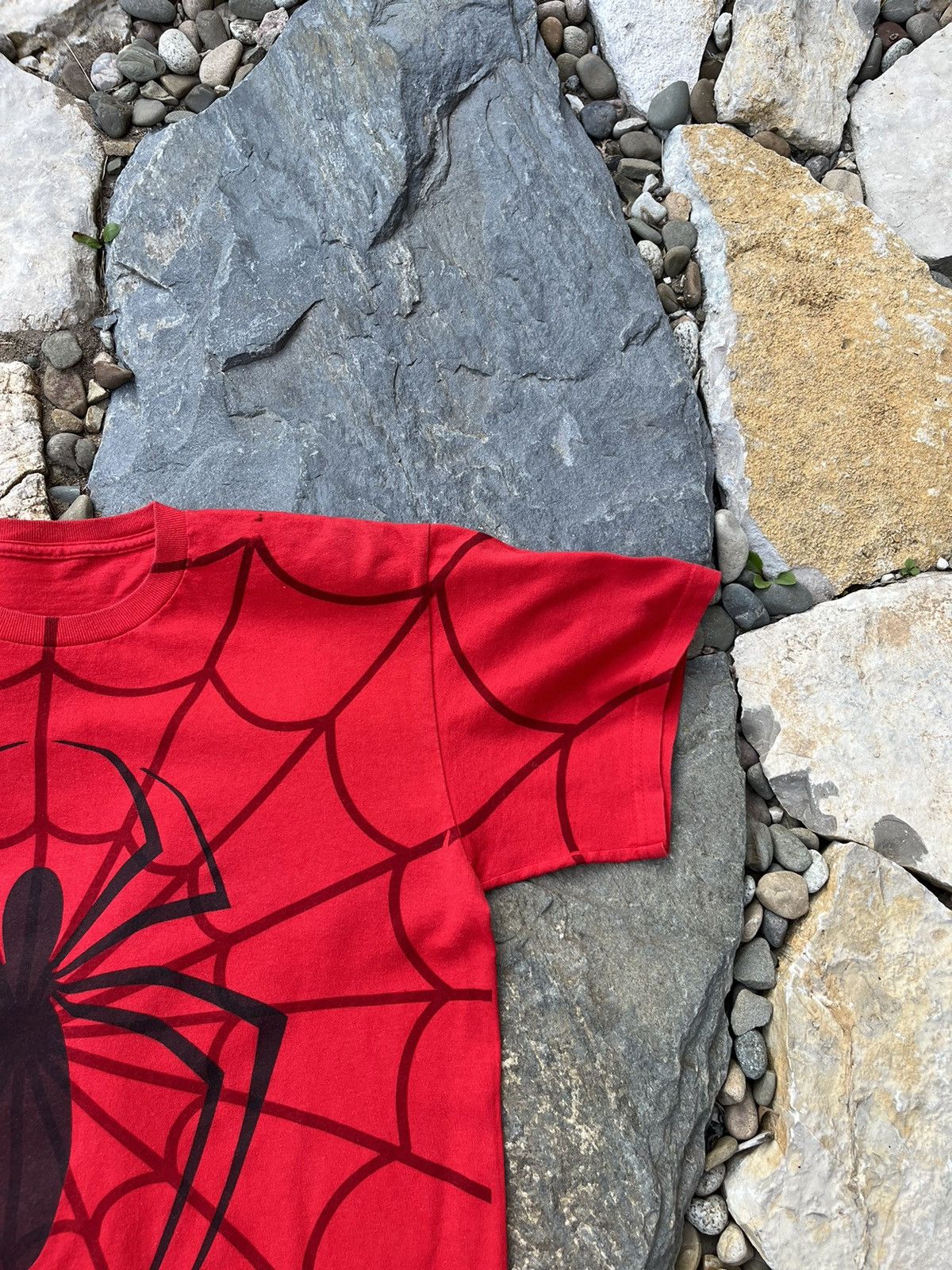 Marvel Comics × Vintage Vintage Spider-Man y2k all over print tee t-shirt spyder web Size US M / EU 48-50 / 2 - 2 Thumbnail