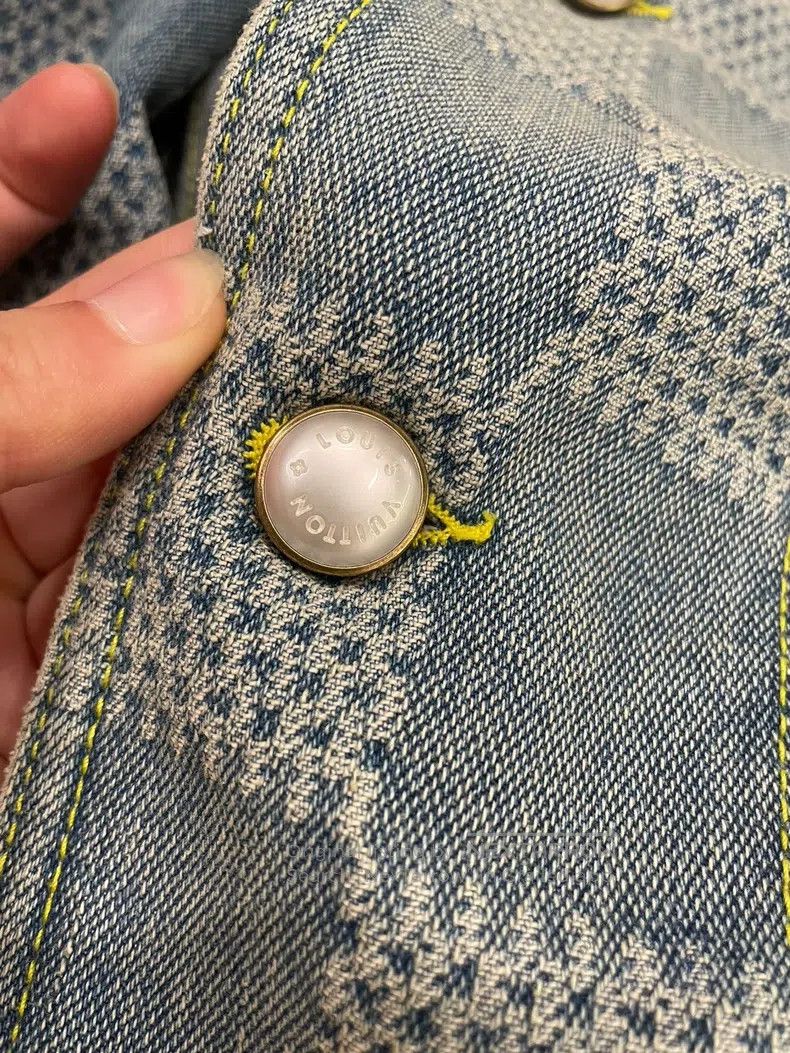 Louis Vuitton Louis Vuitton 24 Fei-Dong Blue Denim Jacket Size US M / EU 48-50 / 2 - 5 Thumbnail