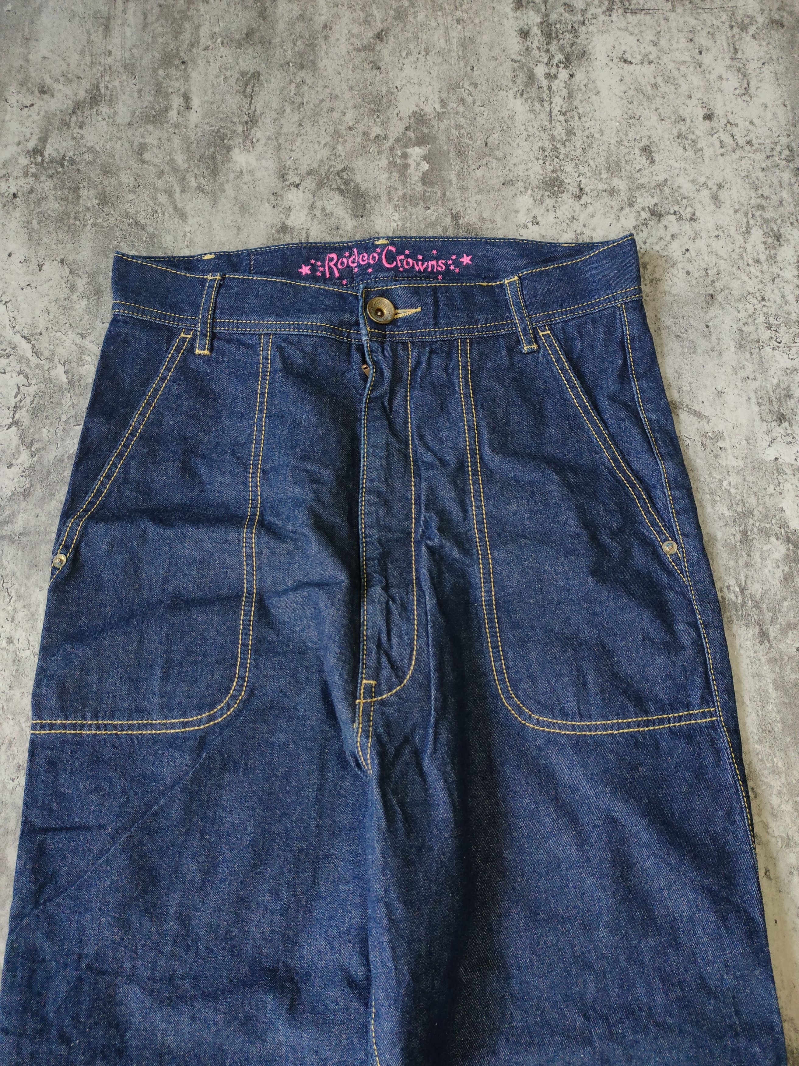Hysteric Glamour × Japanese Brand × Kapital Rodeo Crowns Japan Bagy Carpenter Pans Size US 31 - 3 Thumbnail