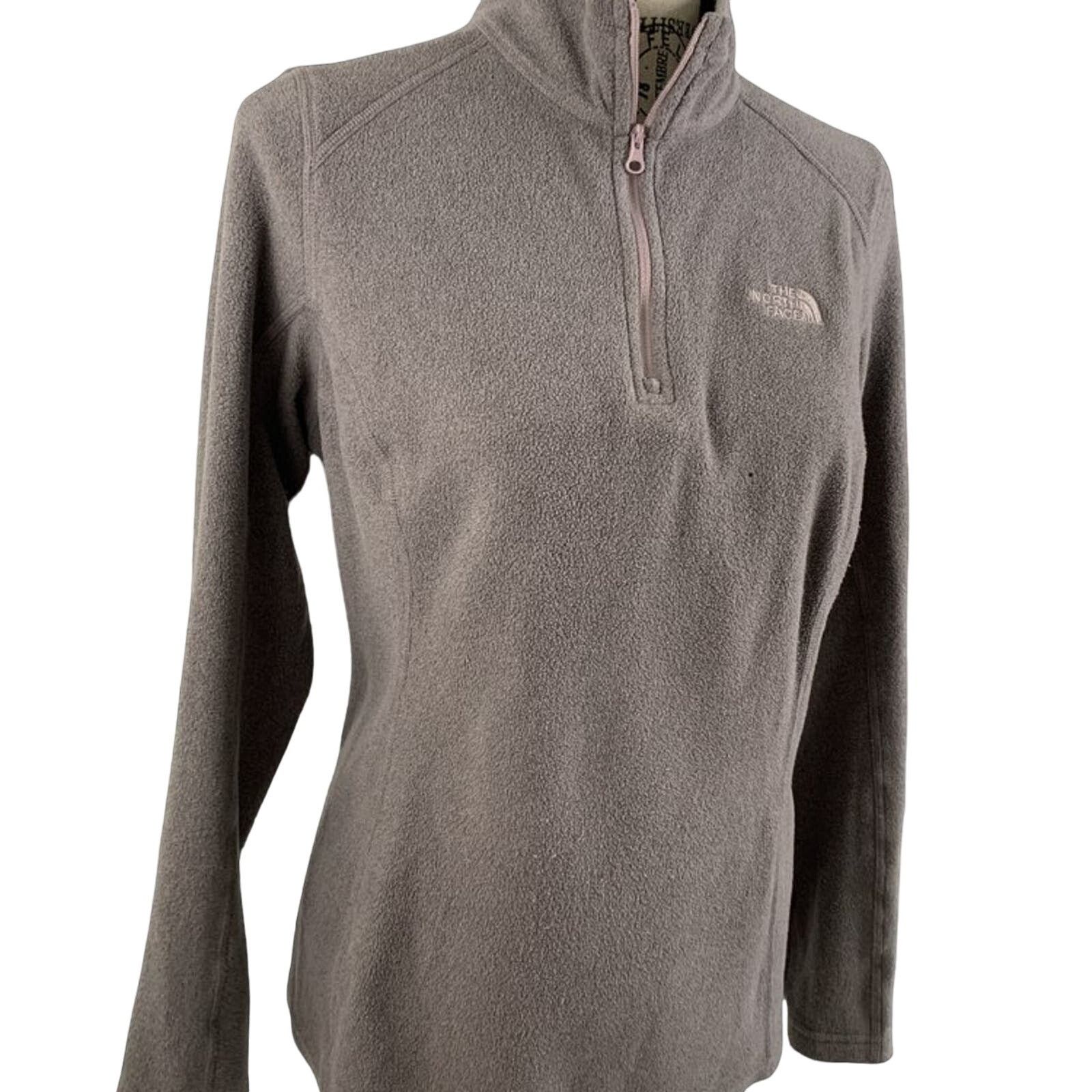 The North Face The North Face Womens Size Medium Pullover 1/4 Zip Gray FLAW Size M / US 6-8 / IT 42-44 - 2 Thumbnail