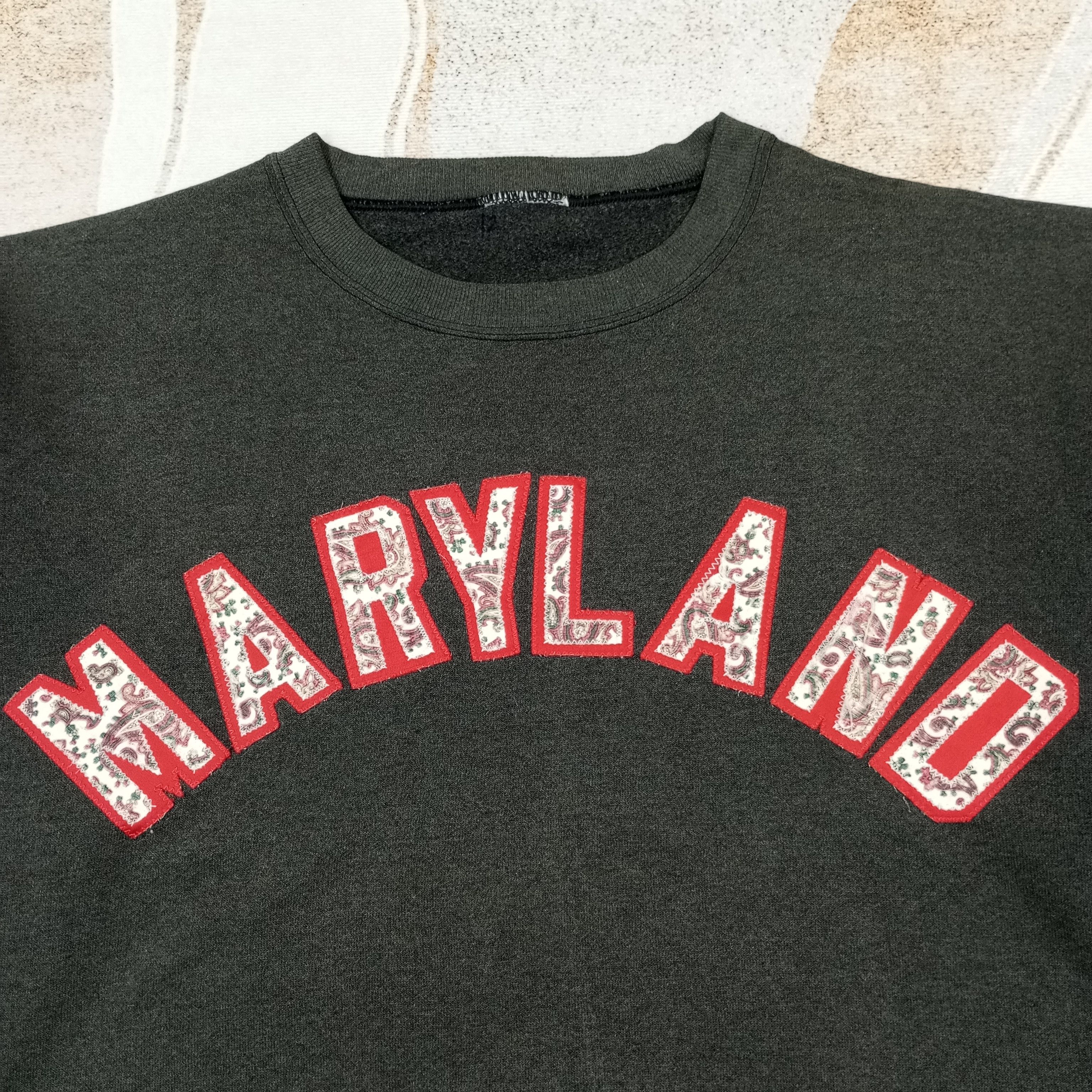 Vintage Maryland Streetwear Sweatshirt c236n12 Size US L / EU 52-54 / 3 - 2 Thumbnail