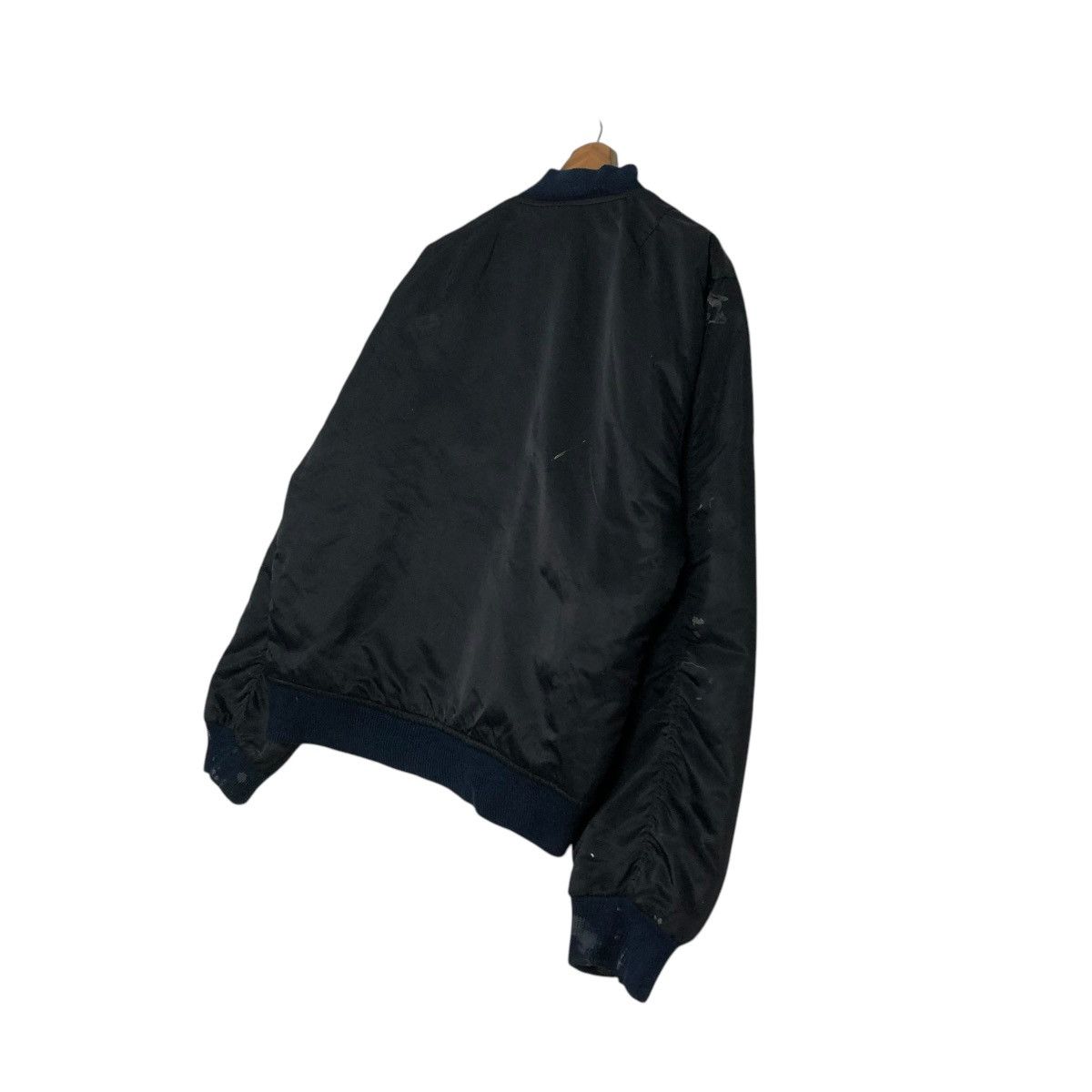 Japanese Brand 🔥VINTAGE BOMBER JACKET MA-1 MILITARY IRISH ISSEY MIYAKE Size US M / EU 48-50 / 2 - 12 Thumbnail