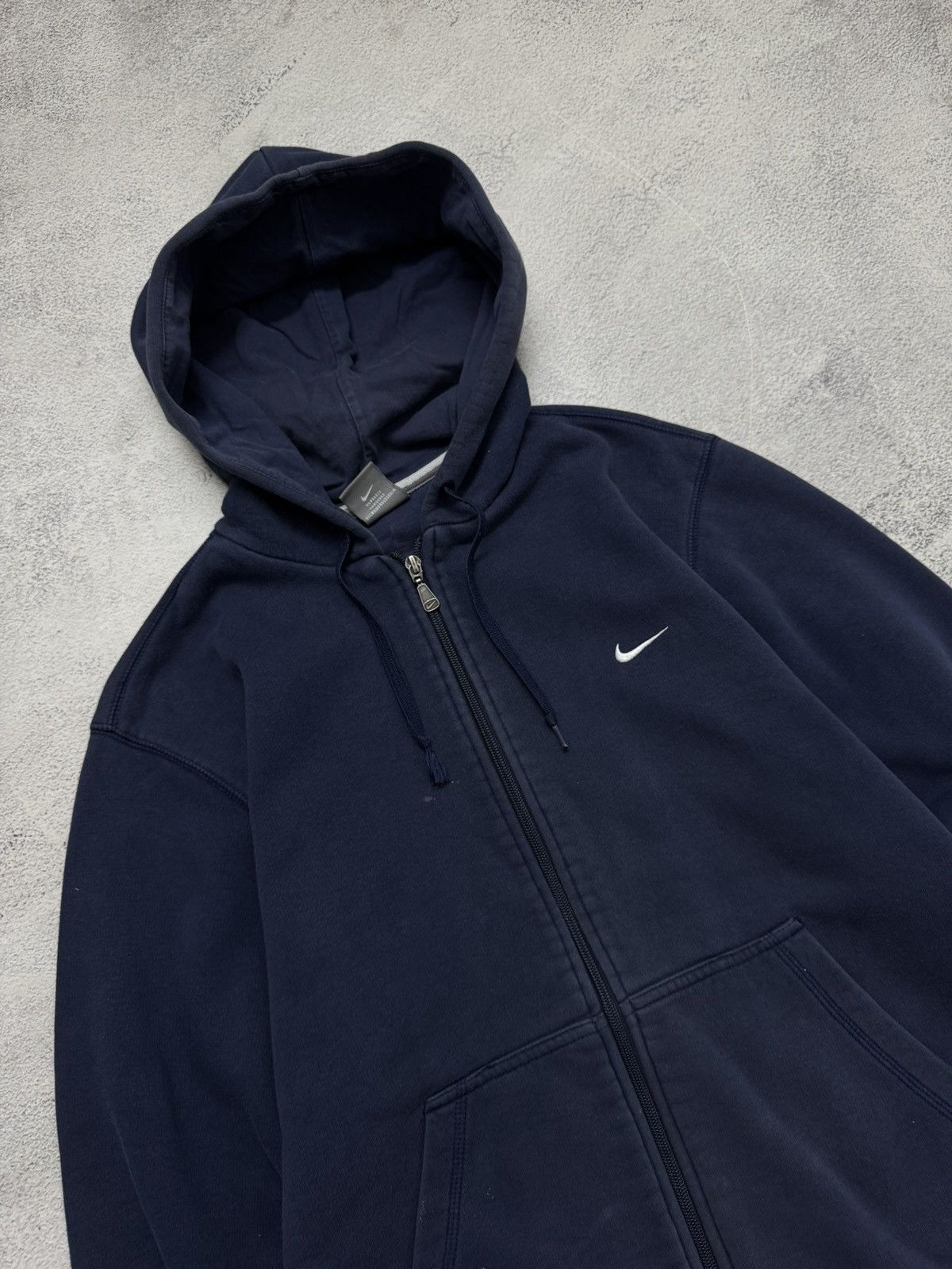 Nike Vintage Y2k Nike Mini Swoosh Basic Zip-Hoodie 00’s Size US M / EU 48-50 / 2 - 6 Thumbnail