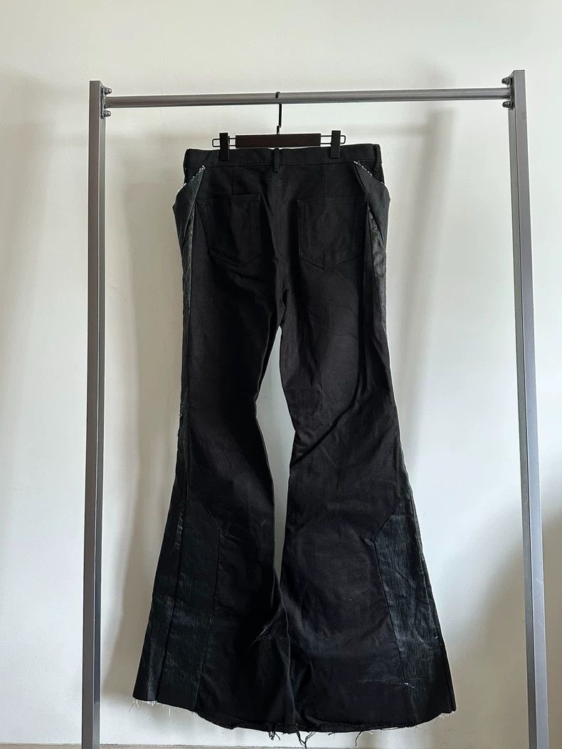 Rick Owens Rick Owens Patchwork Wax High Rise Flared Jeans Size US 36 / EU 52 - 2 Thumbnail