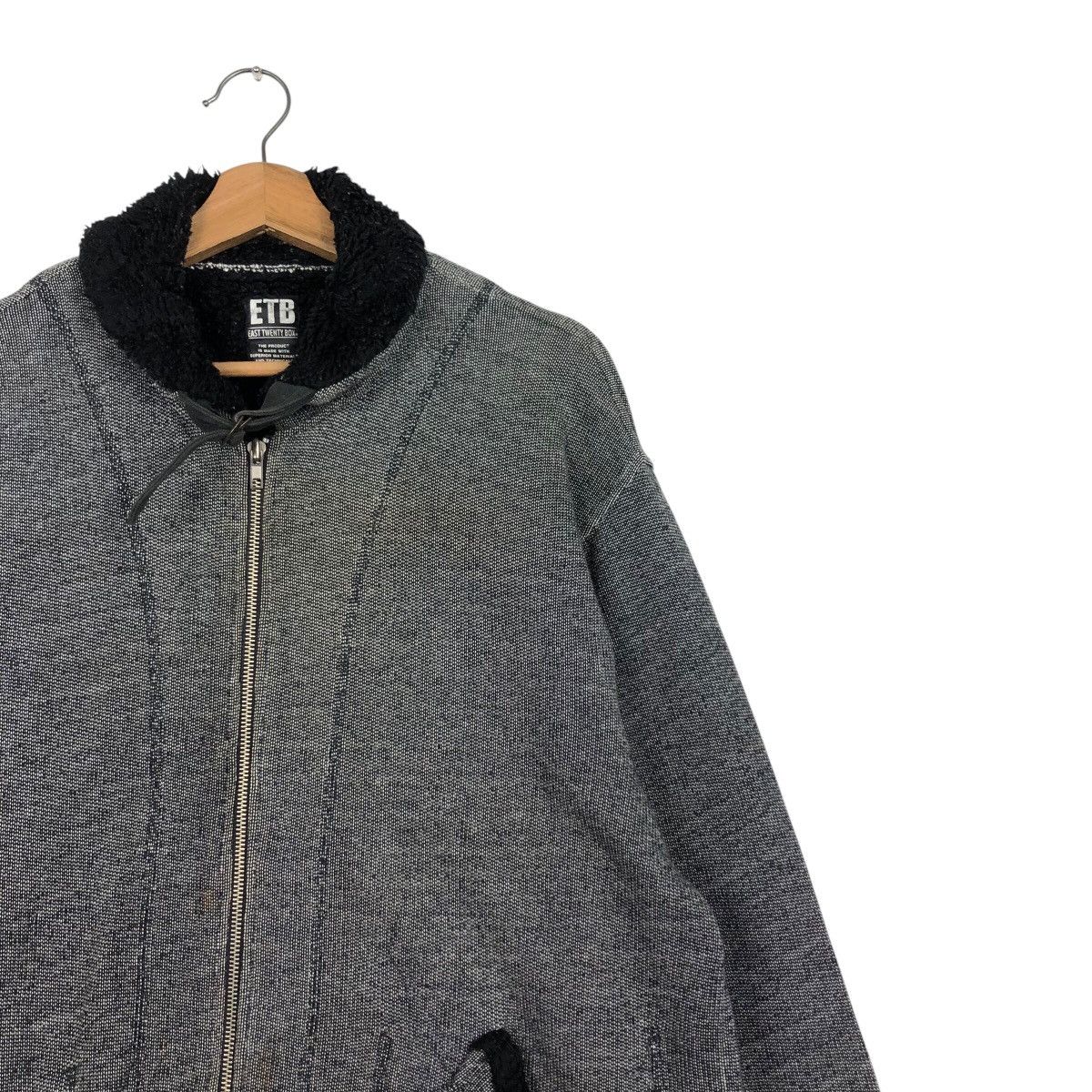 Japanese Brand × Vintage 📌Vintage Chore Jacket East Twenty Box Sherpa Blanket Size US M / EU 48-50 / 2 - 7 Thumbnail