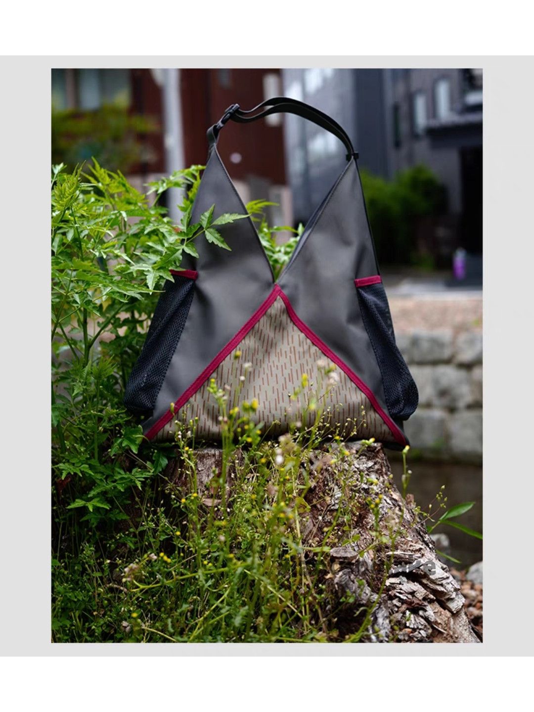 Vintage Unisex outdoor sports patchwork sports tote bag Size ONE SIZE - 10 Thumbnail