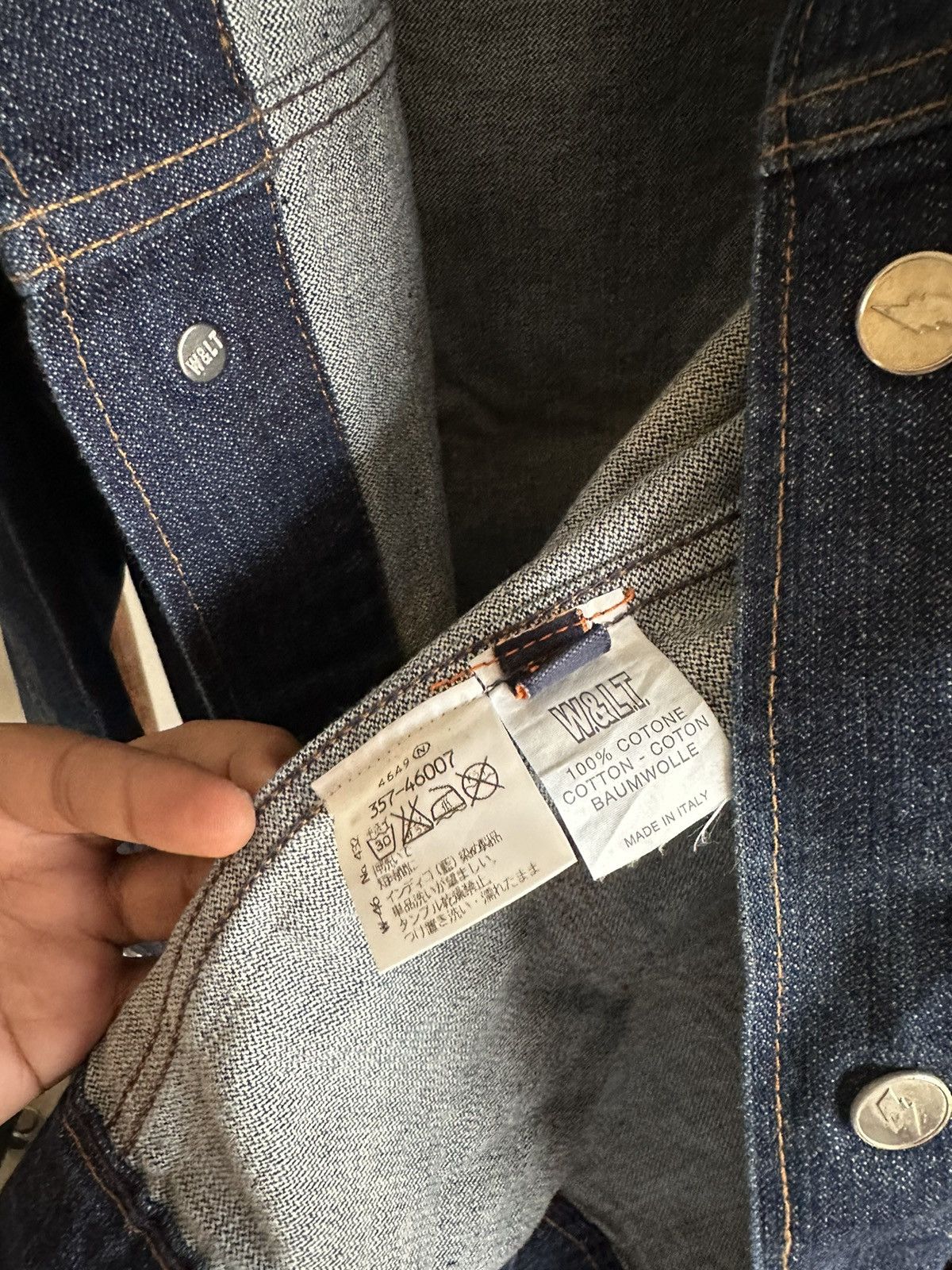 Walter Van Beirendonck 2000s W&LT Type 2 Denim Jacket Size US M / EU 48-50 / 2 - 13 Thumbnail