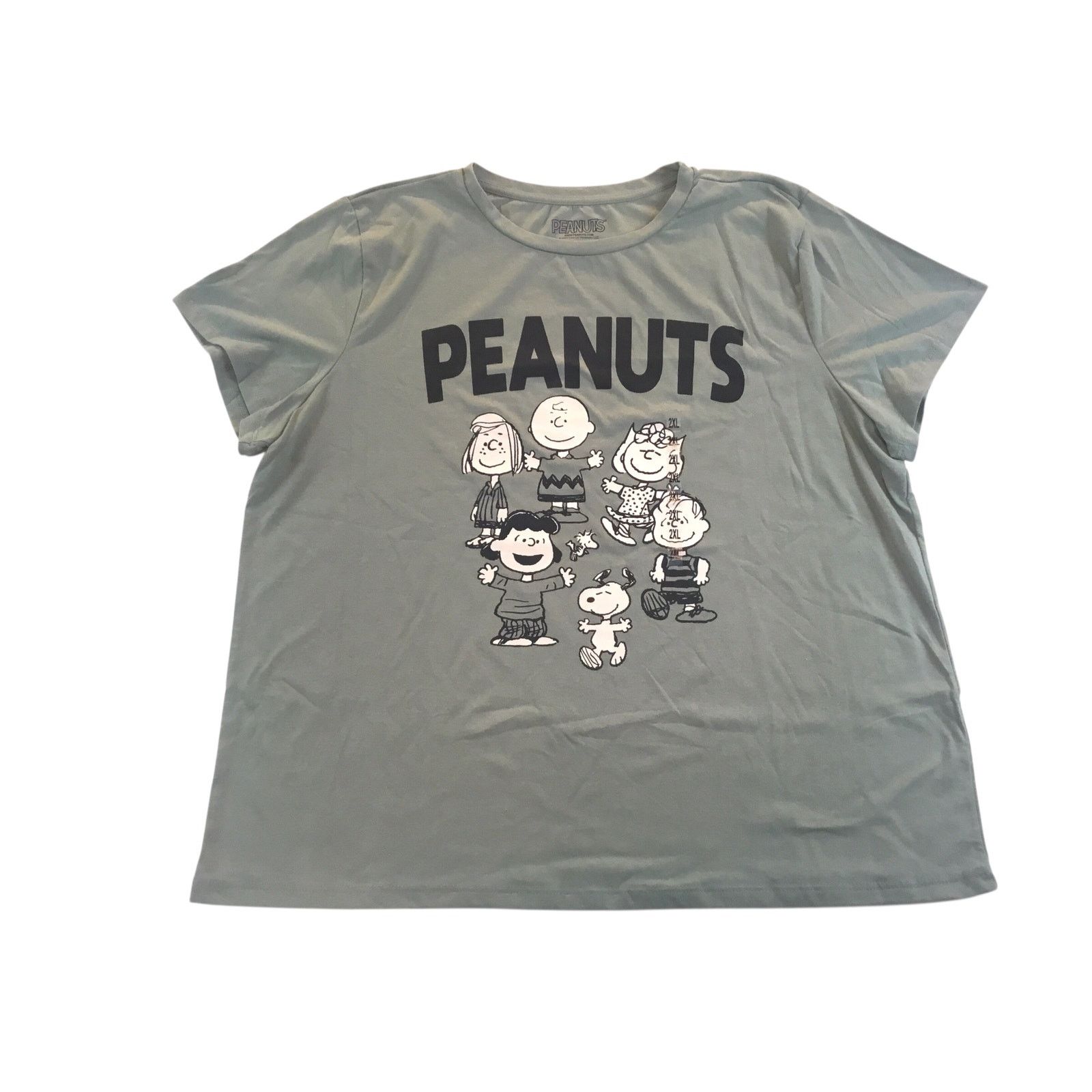Peanuts Peanuts Snoopy Woodstock Gang T-Shirt 2XL New Green NWT Size US XXL / EU 58 / 5 - 2 Thumbnail