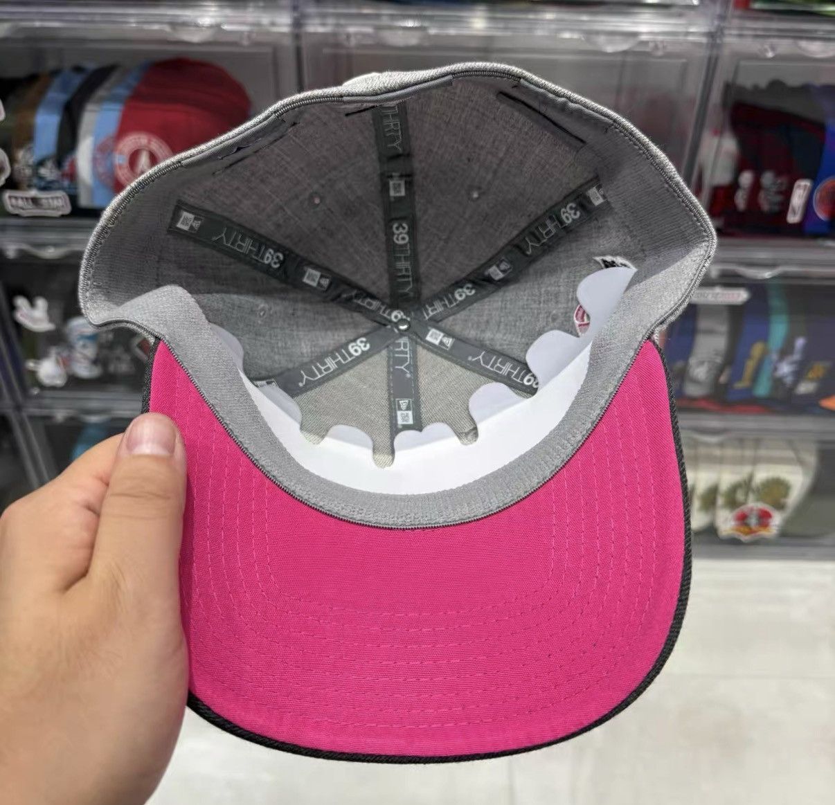 New Era New Era NFL Arizona Cardinals Pink Ribbon Baseball Cap J32 Size ONE SIZE - 6 Thumbnail