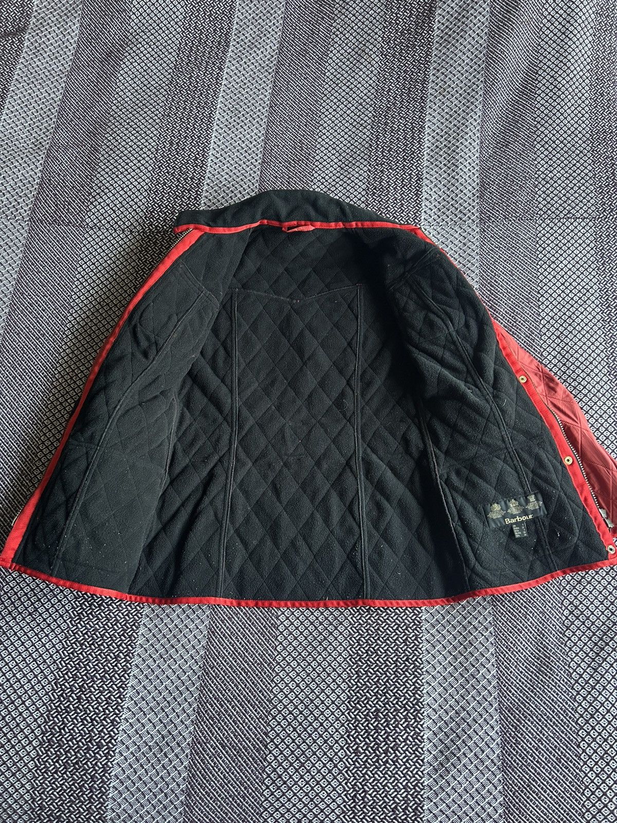 Barbour × Vintage Barbour International PolarQuilt Bomber Jacket Size UK6 Size XS / US 0-2 / IT 36-38 - 14 Thumbnail