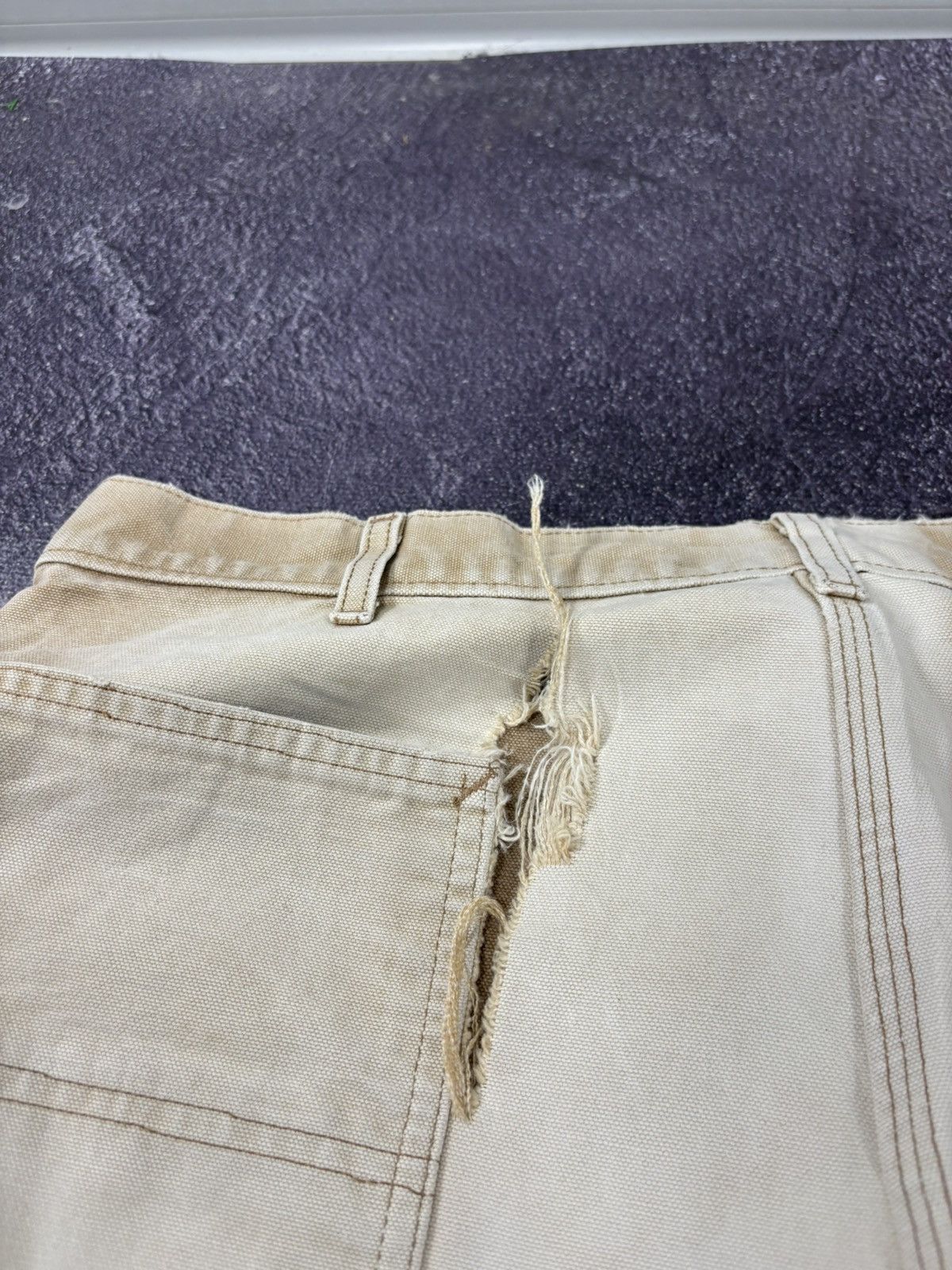 Carhartt Vintage 90s Carhartt USA Faded Work Hype Skate Baggy Pants Size US 38 / EU 54 - 7 Thumbnail