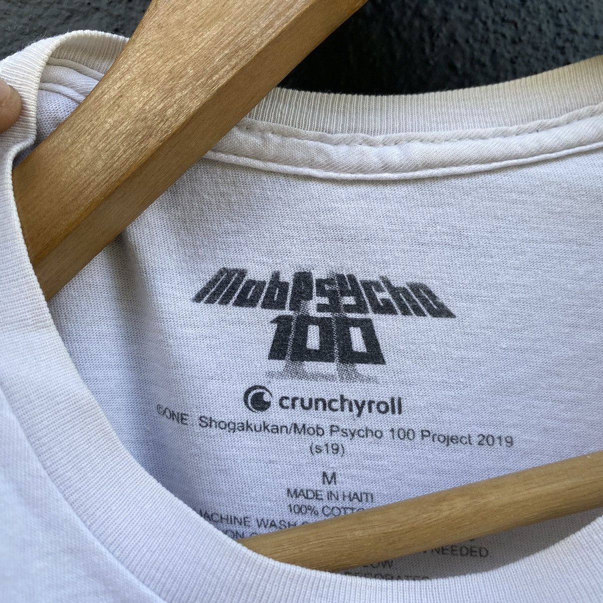 Anime Thrashed Mob Psycho 100 Cyberpunk Anime ERD GRUNGE TEE Size US M / EU 48-50 / 2 - 5 Thumbnail