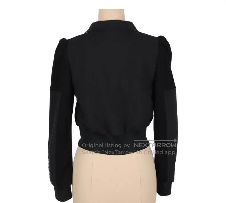 Junya Watanabe JUNYA WATANABE Black Collar Woven Jacket Size XS / US 0-2 / IT 36-38 - 2 Thumbnail