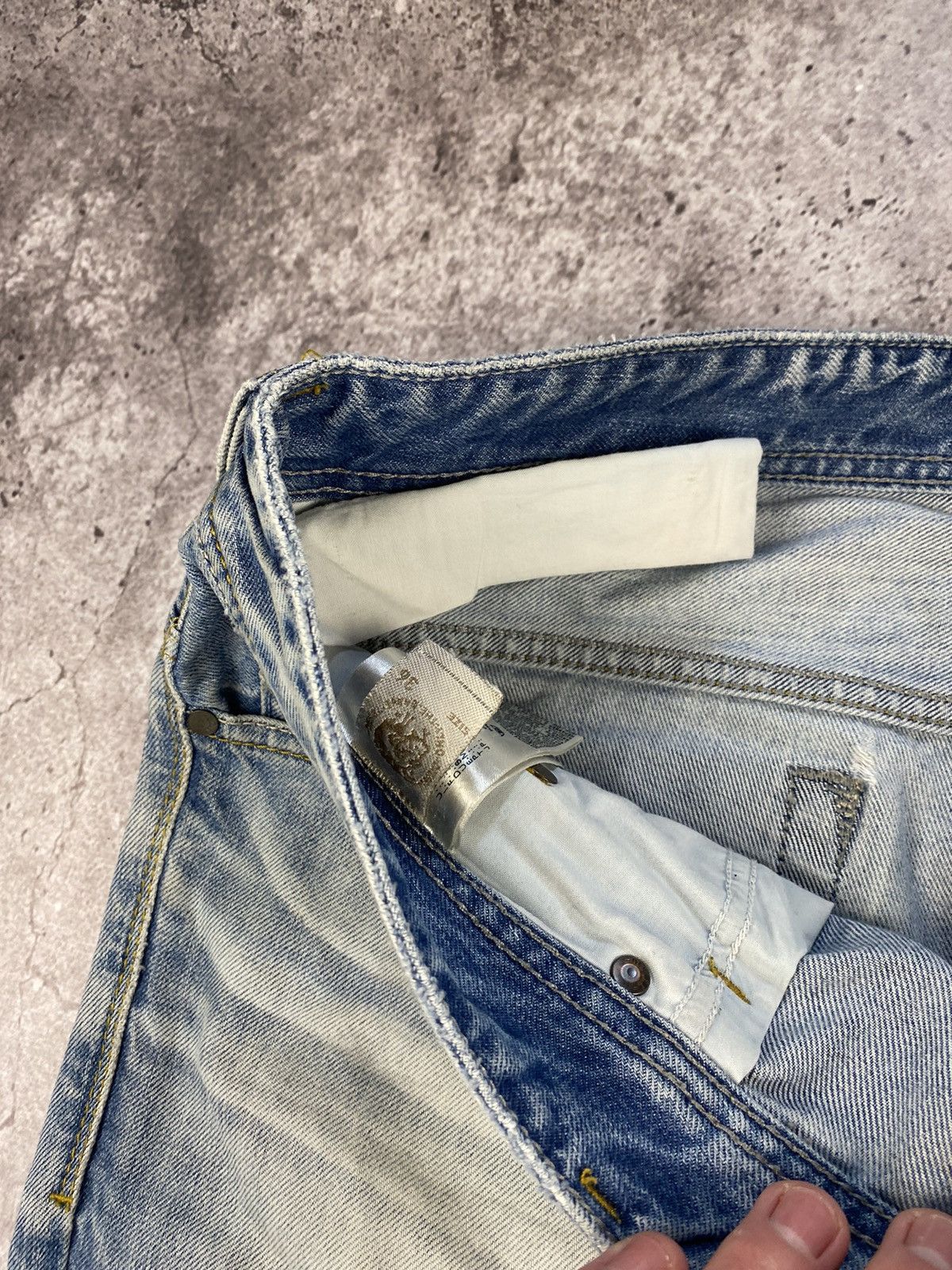 Diesel Vintage Diesel Junya Watanabe Baggy distressed Japan jeans😊 Size US 36 / EU 52 - 11 Thumbnail