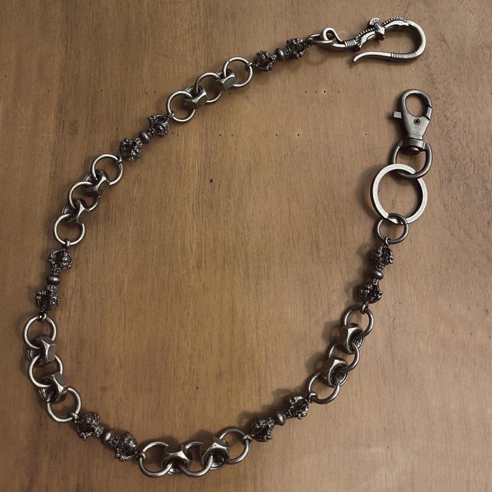 Jewelry Screw Cap Waist Wallet Chain, Pants Chain Size ONE SIZE - 4 Thumbnail