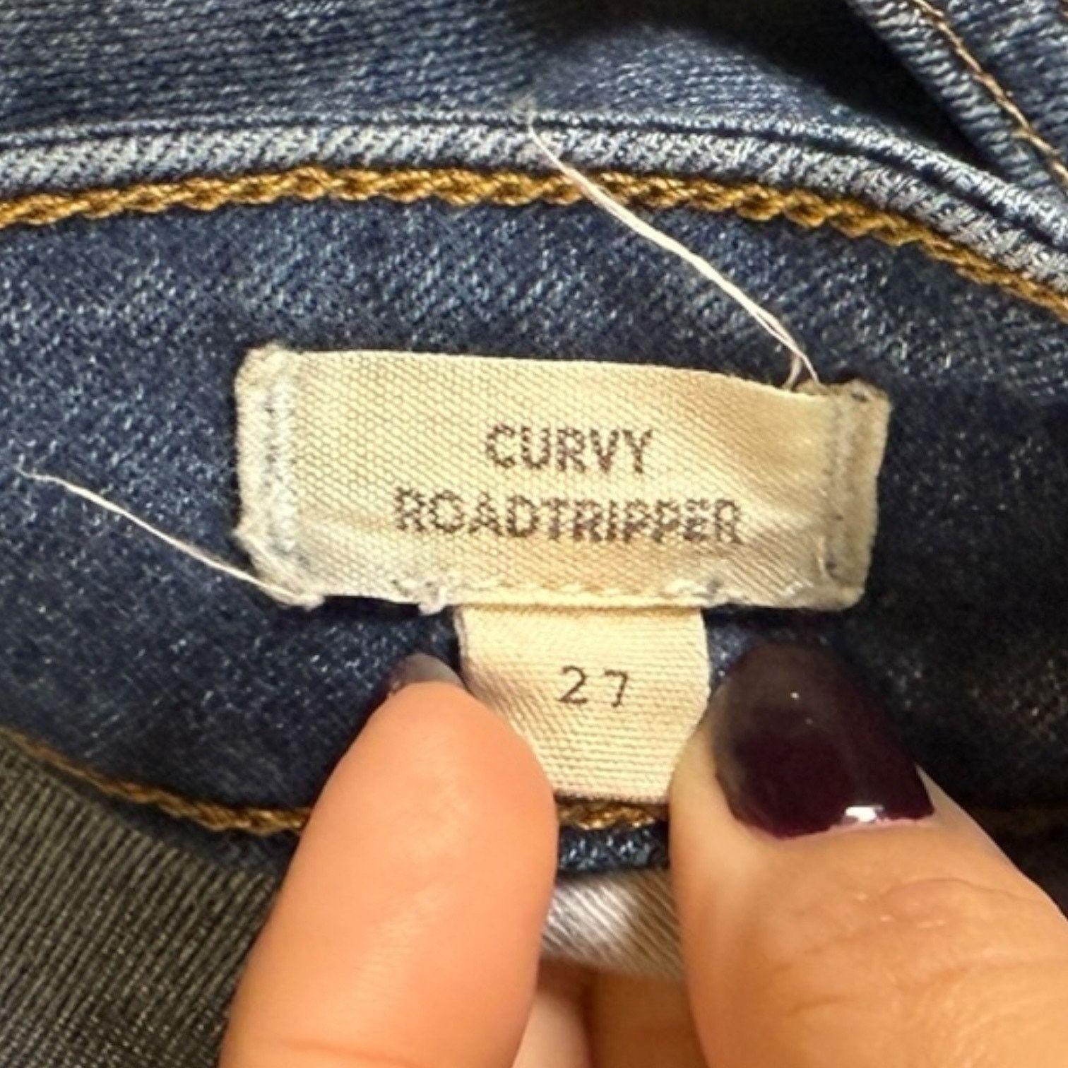 Madewell Madewell Curvy Roadtripper Women's 27 High-Rise Button-Fly Size 27" / US 4 / IT 40 - 4 Thumbnail