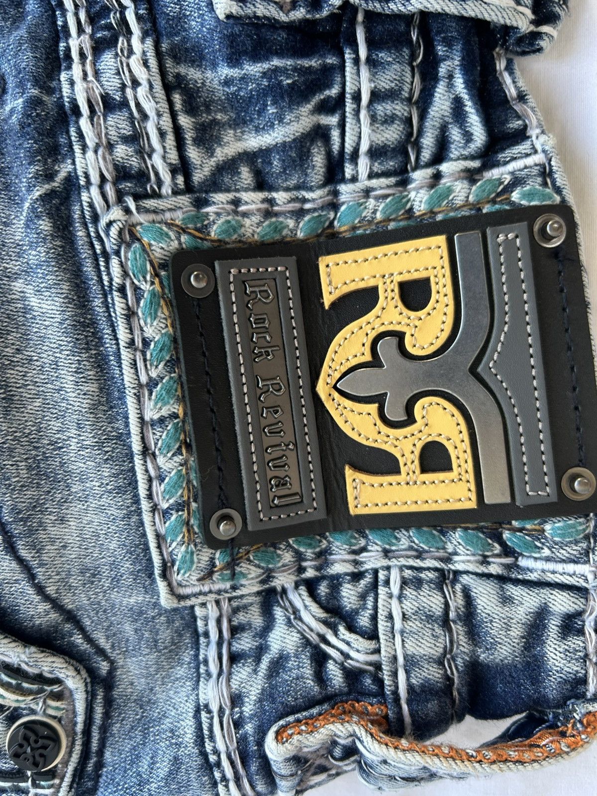 Rock Revival Rock Revival Slim Straight Jeans Size US 31 - 5 Thumbnail