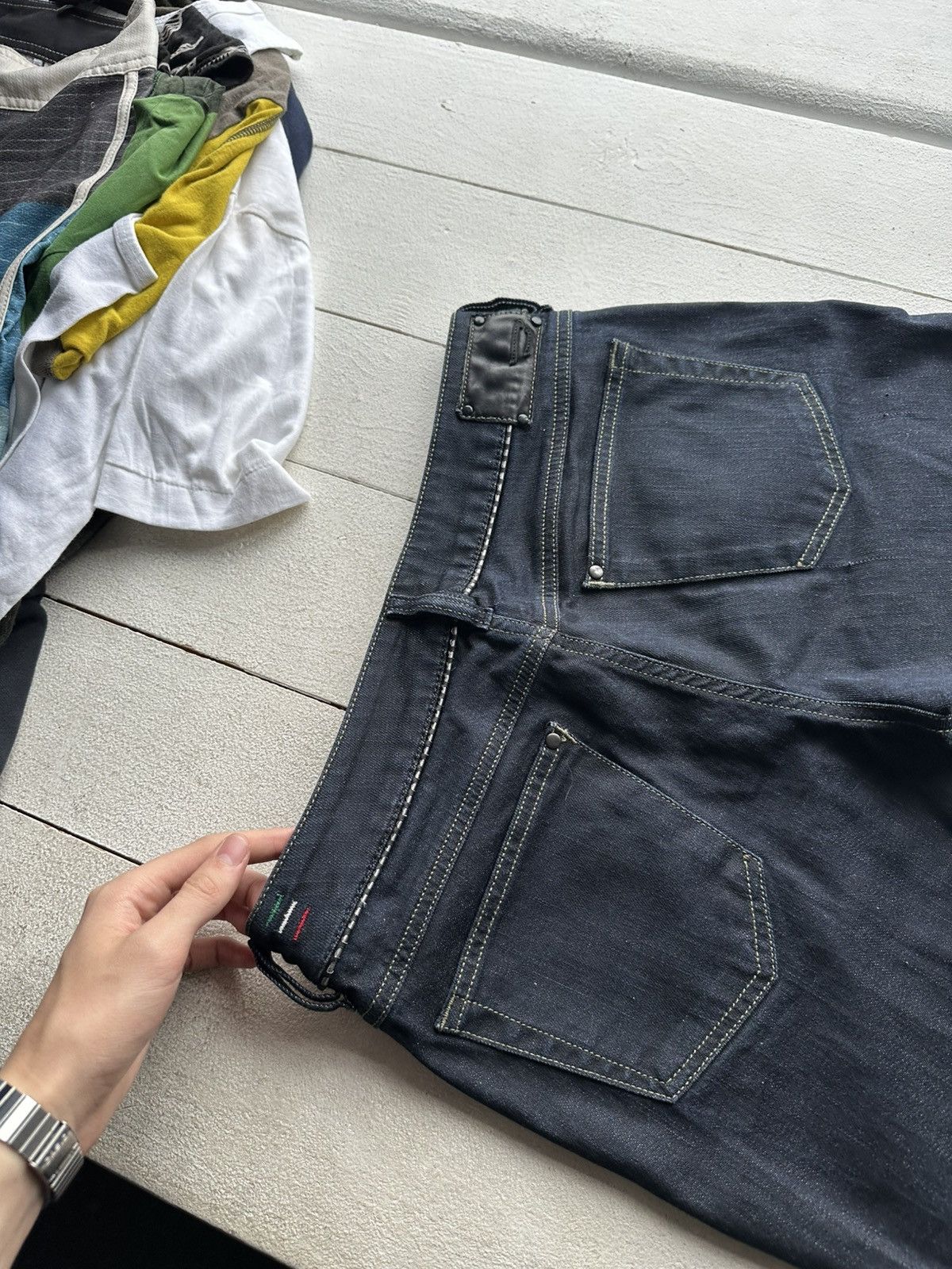 Diesel 🚨 DIESEL IFSIXWASNINE JEANS DENIM RARE Y2K FIT GOTHIC PUNK Size 32" / US 10 / IT 46 - 7 Thumbnail