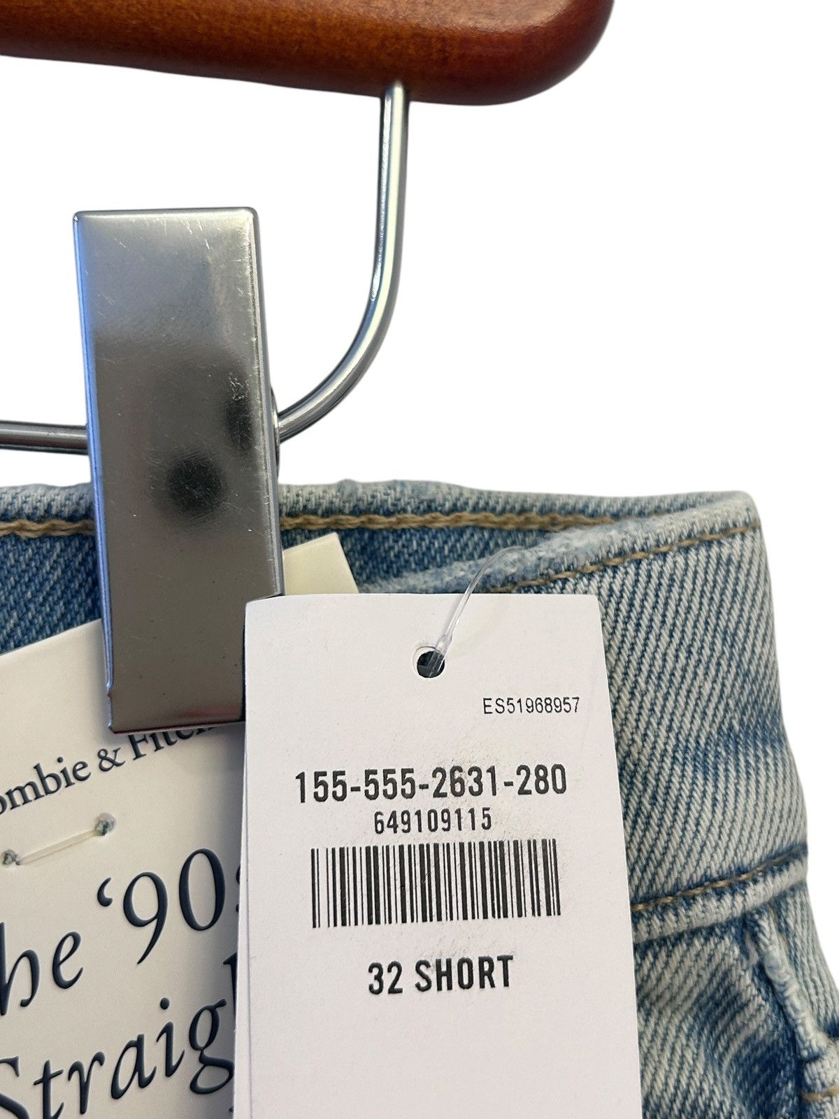 Abercrombie & Fitch Abercrombie & Fitch Ultra High Rise Straight Jean 32 Short Size 36" / US 14 / IT 50 - 3 Thumbnail