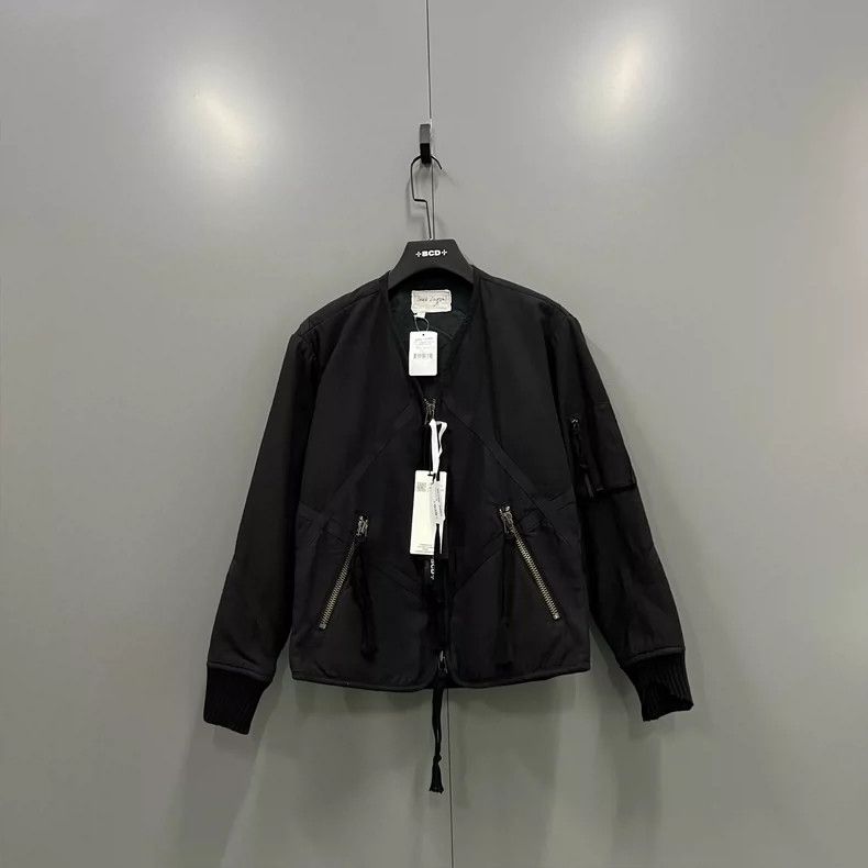 Greg Lauren greg lauren size 1 Black retro patchwork pilot jacket 2506- Size US M / EU 48-50 / 2 - 1 Thumbnail