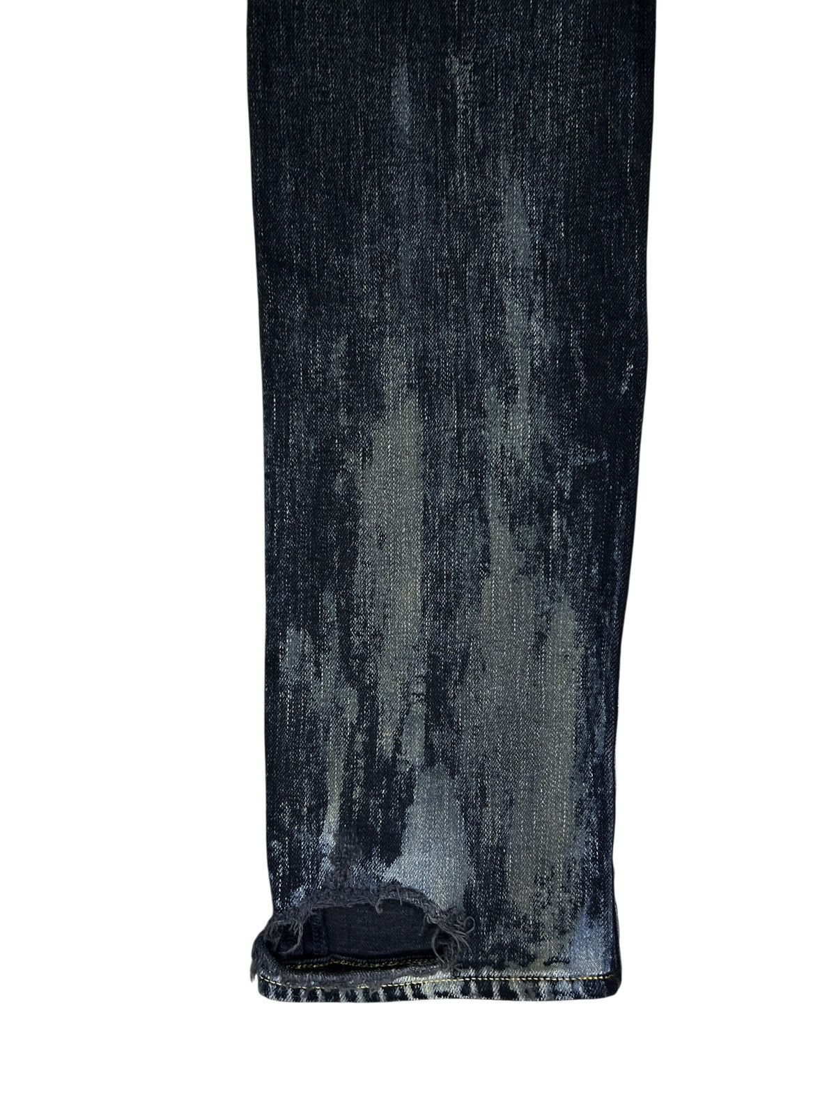 Saint Laurent Paris 2014 Mud Destroyed Denim Size US 32 / EU 48 - 10 Thumbnail