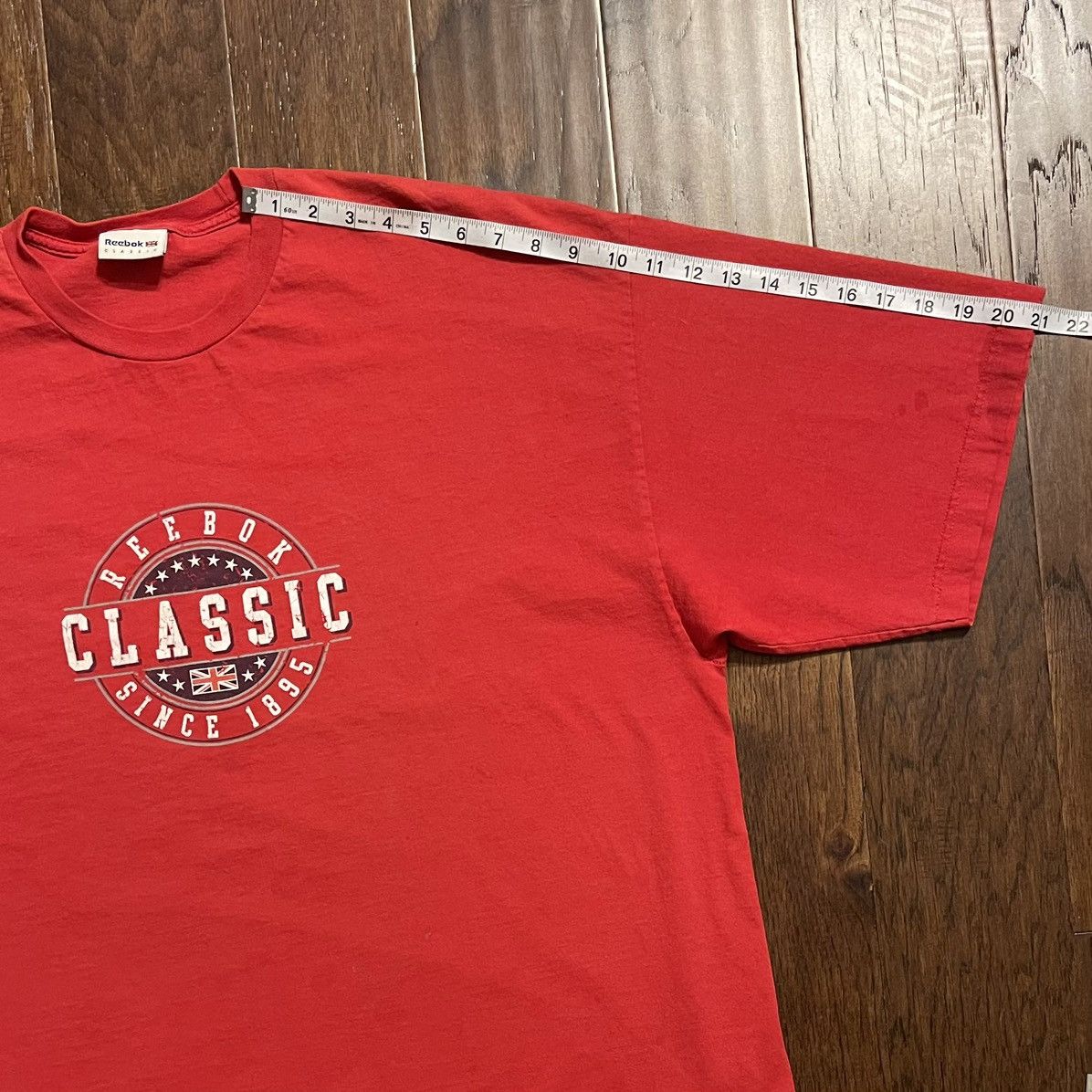 Reebok Vintage Reebok Classic Spell Out Graphic T Shirt Size US XXL / EU 58 / 5 - 7 Thumbnail