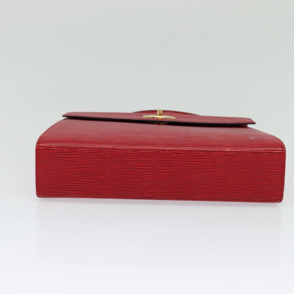 Louis Vuitton LOUIS VUITTON Epi Malesherbes Hand Bag Red M52377 Size ONE SIZE - 5 Thumbnail