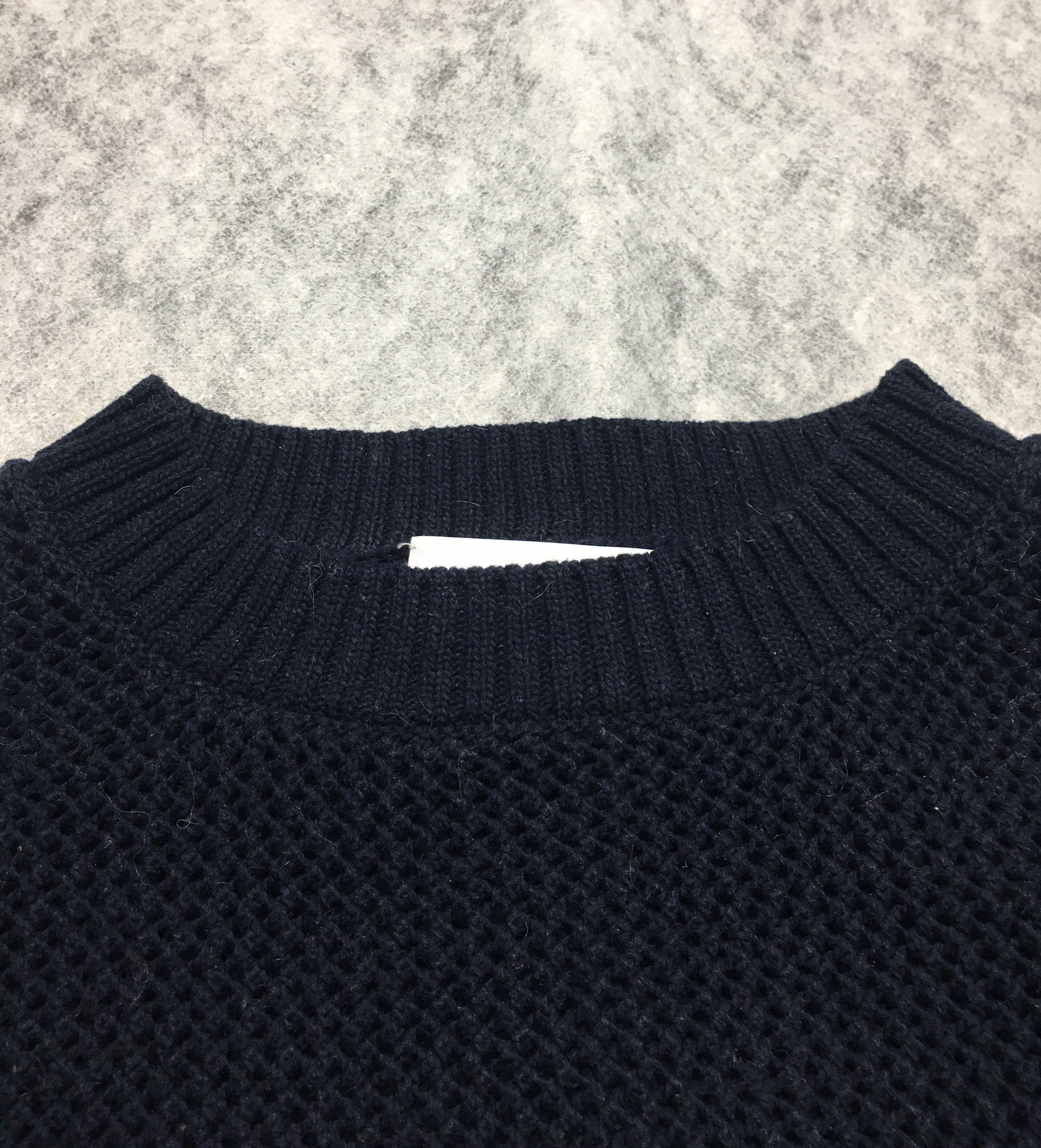 Other HERZEN'S ANGELEGENHEIT Cotton Knit Top Navy Blue EU 36 Size M / US 6-8 / IT 42-44 - 6 Thumbnail
