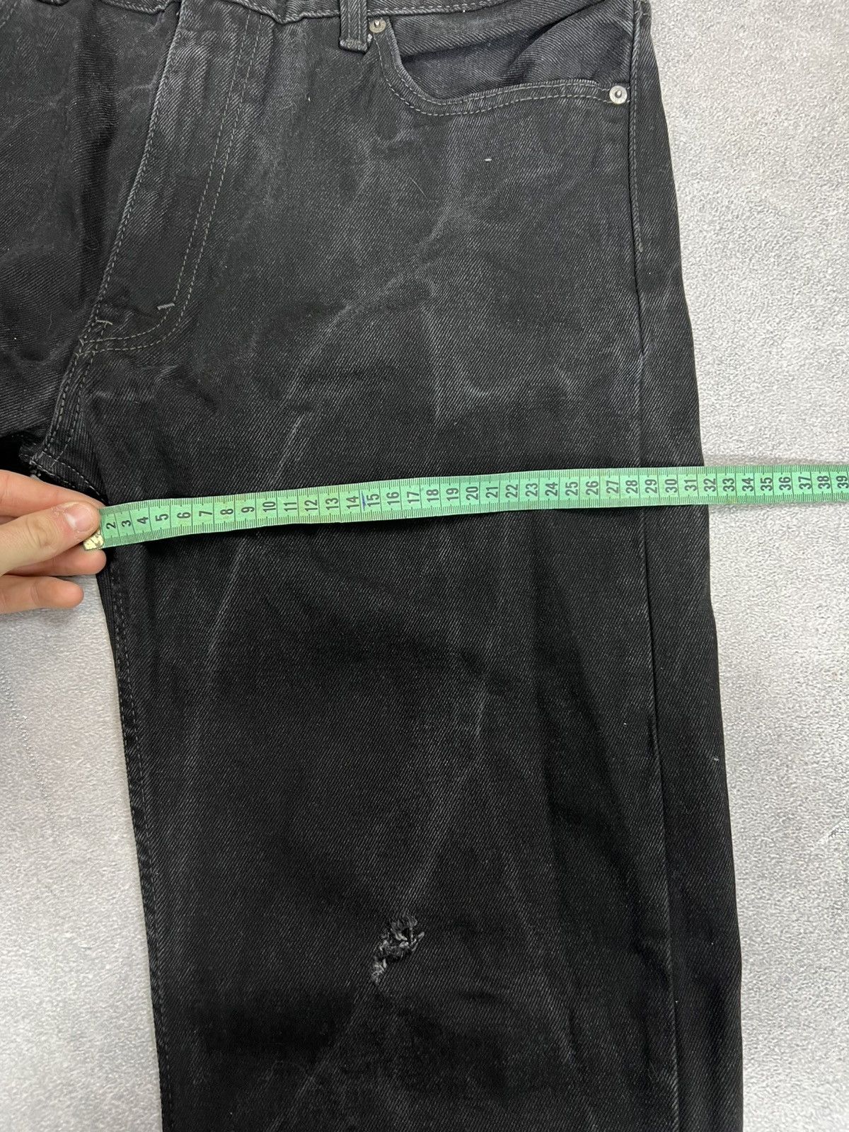 Vintage Vintage Black Rick Owens Balenci Style Washed distressed y2k Size US 36 / EU 52 - 10 Thumbnail