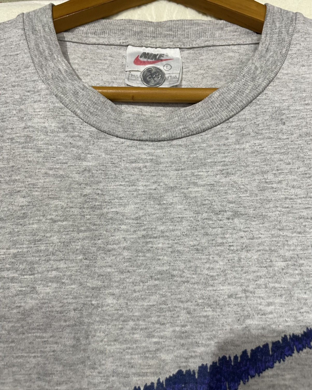 Nike × Vintage VINTAGE NIKE BIG LOGO TSHIRT SLEEVE TEES Size US L / EU 52-54 / 3 - 6 Thumbnail