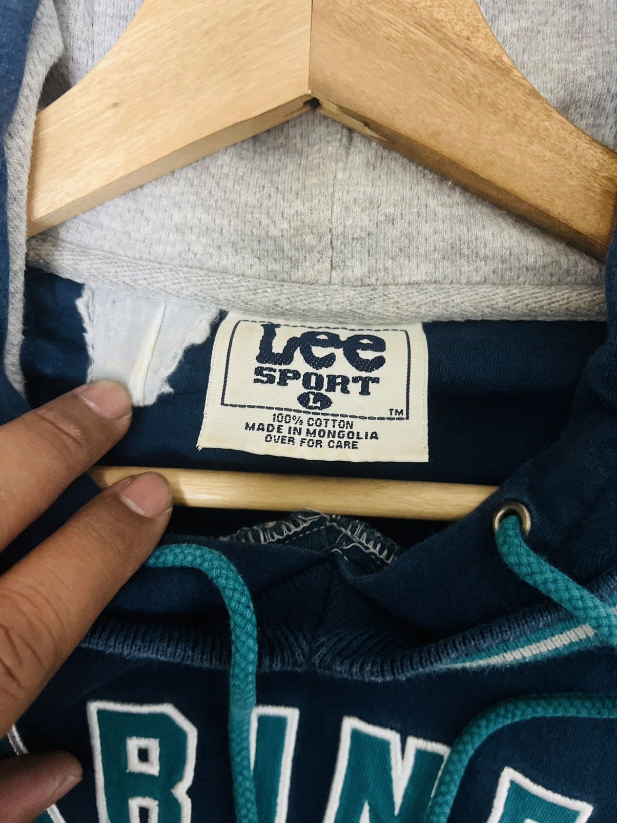 MLB × Vintage Vintage Lee Seattle Mariners Hoodie Size US L / EU 52-54 / 3 - 9 Thumbnail