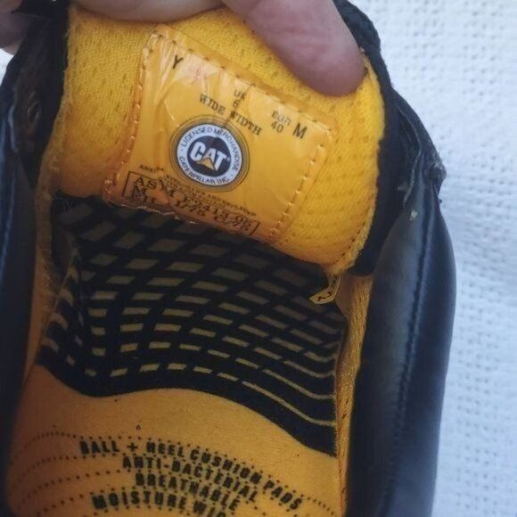 Caterpillar Caterpillar Antibacterial Sz. 7W Oversee Black Steel Toed Ti Size US 7 / IT 37 - 11 Thumbnail