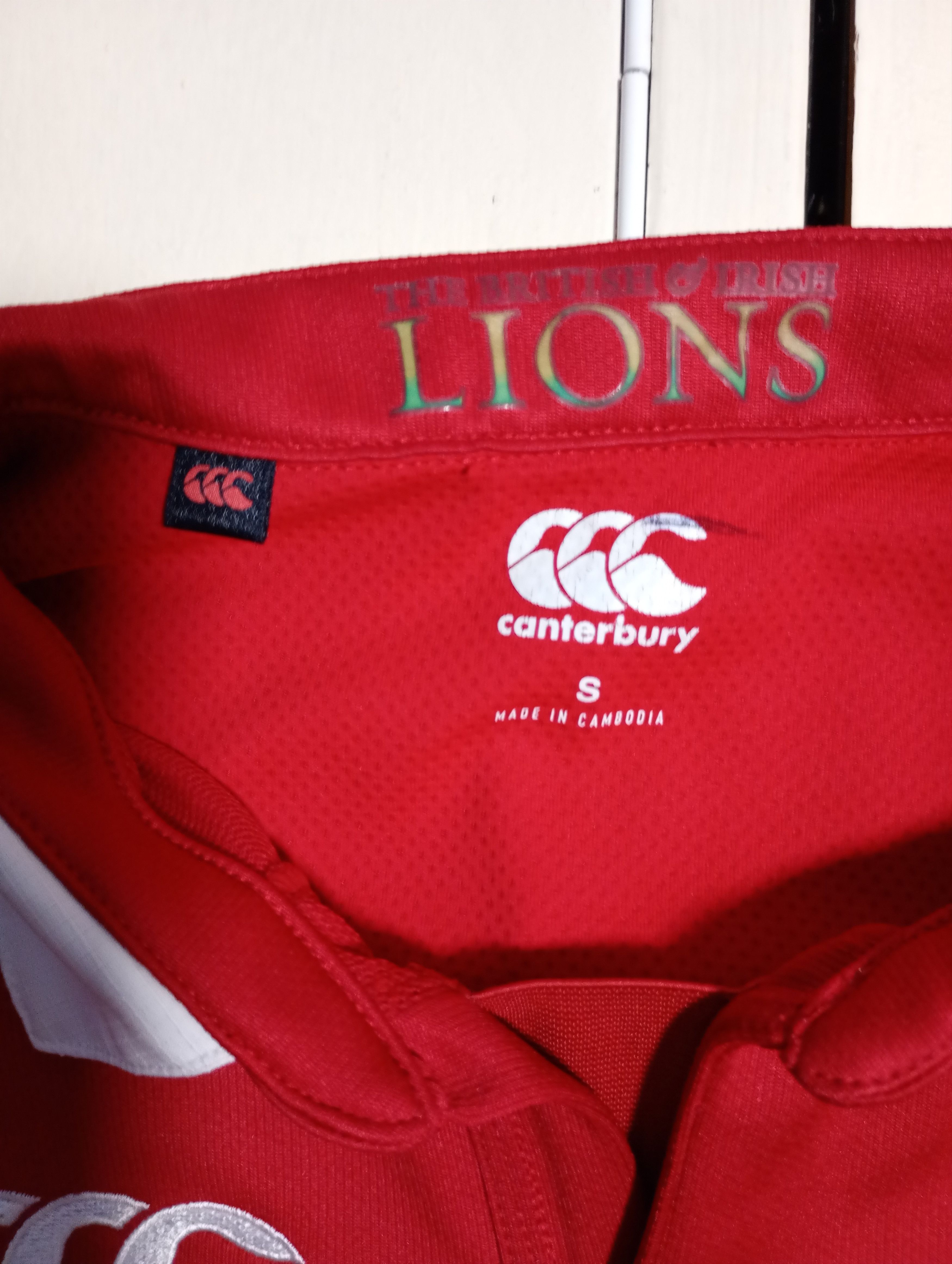 Canterbury of New Zealand Canterbury British & Irish Rugby Shirt 2017 Size US S / EU 44-46 / 1 - 5 Thumbnail