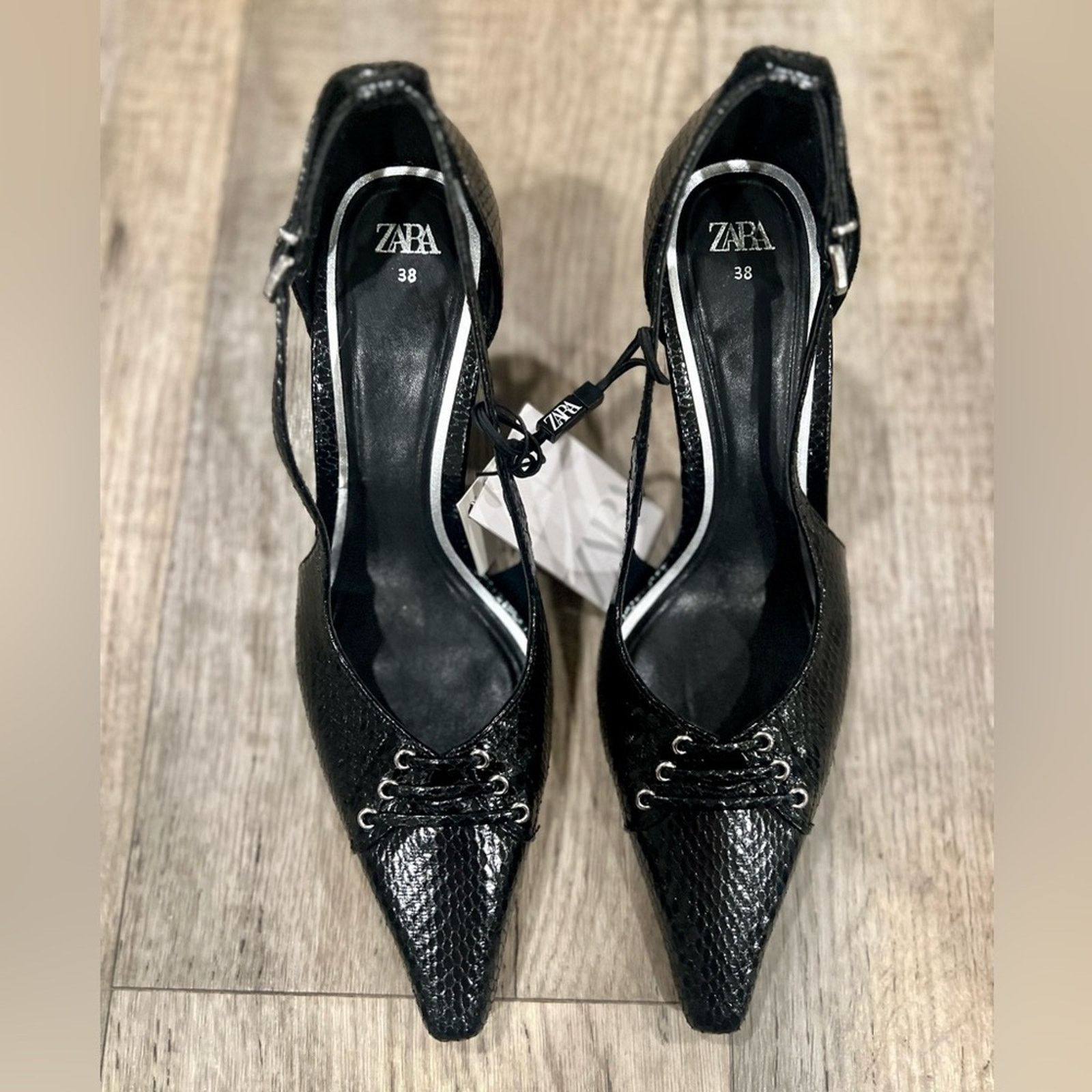 Zara ZARA Pointed Toe Heels NWT Size US 7.5 / IT 37.5 - 8 Thumbnail