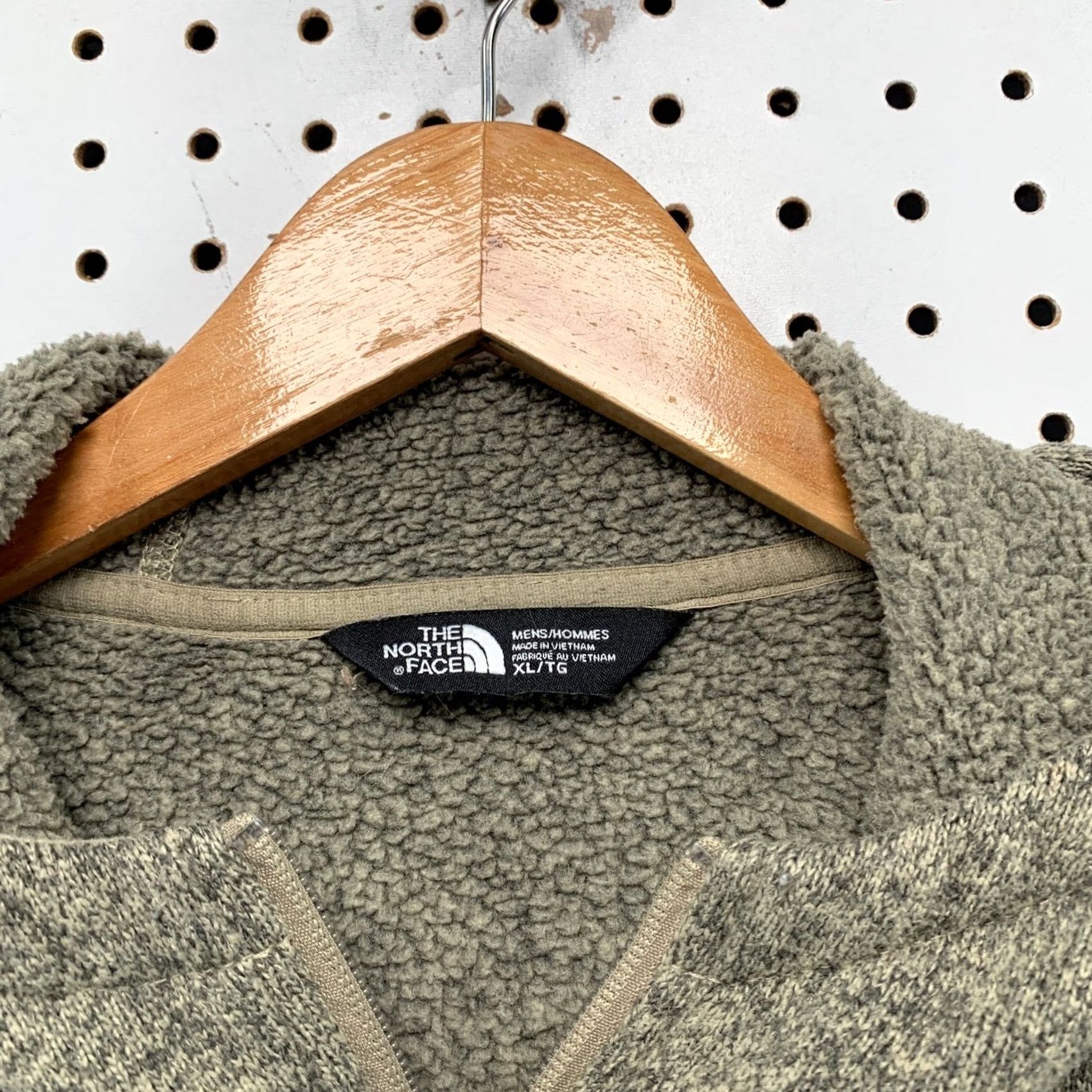 The North Face The North Face Gordon Lyons Full Zip Jacket Mens XL Green Heathered Fleece Hooded Size US XL / EU 56 / 4 - 3 Thumbnail