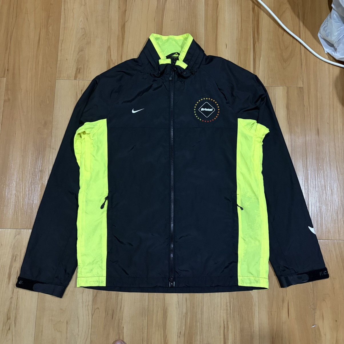 F.C.R.B × Nike Nike F.C. Real Bristol Camo Storm Khaki Jacket