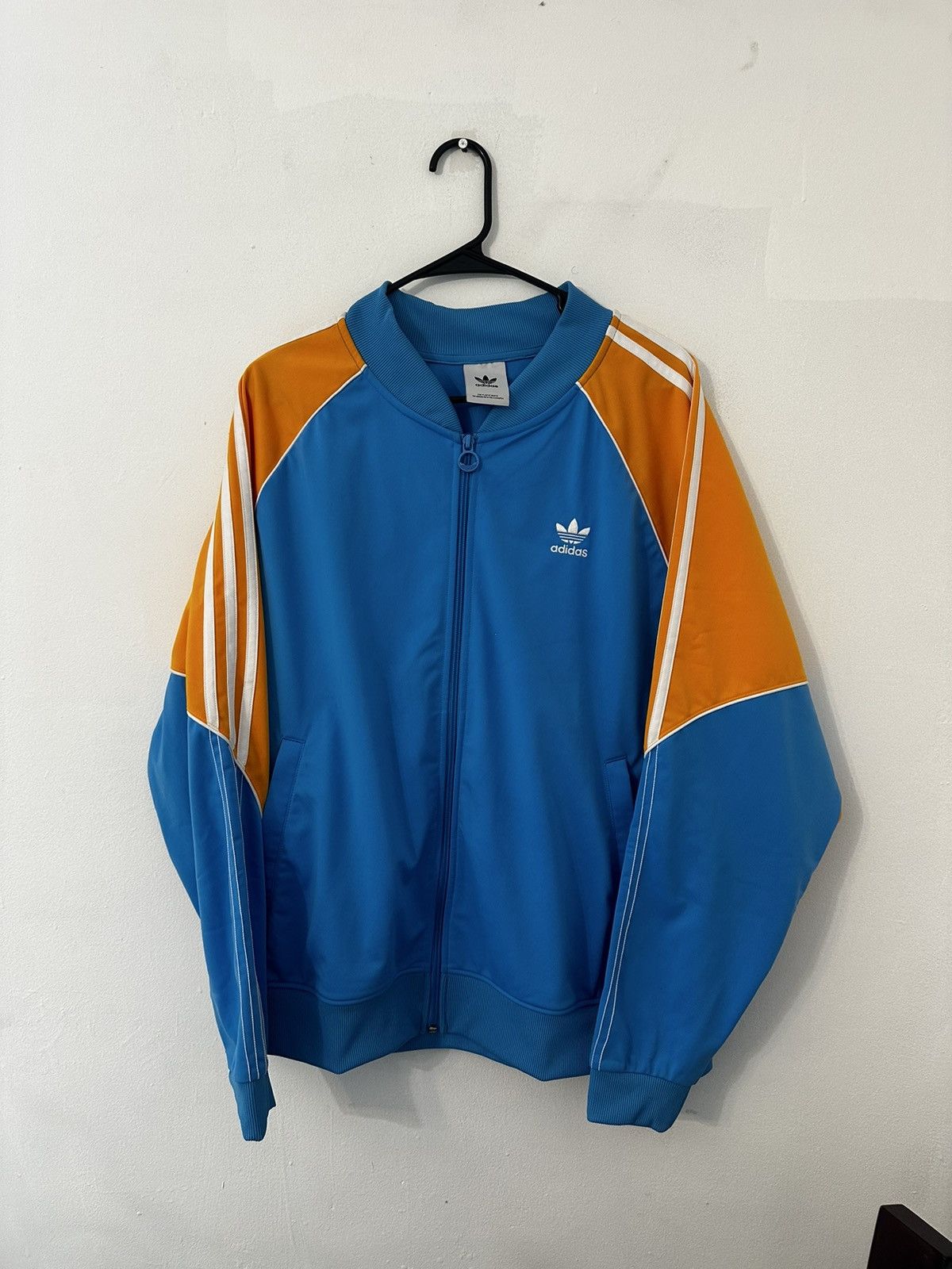 Adidas Adidas blue and yellow jacket Size US L / EU 52-54 / 3 - 1 Thumbnail