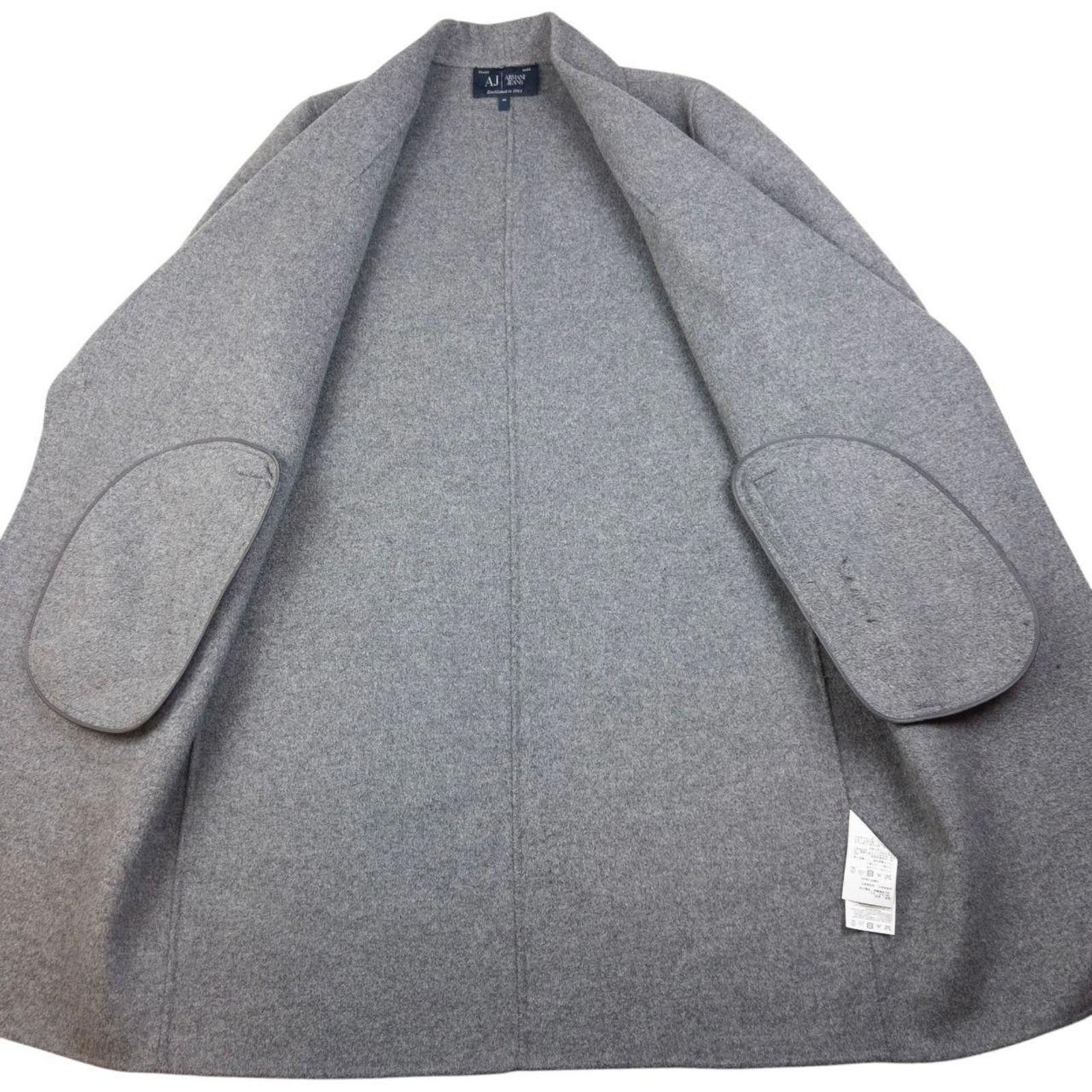 Other Vintage Armani Jeans Longline Wool Wrap Jacket Size M Size US L / EU 52-54 / 3 - 4 Thumbnail