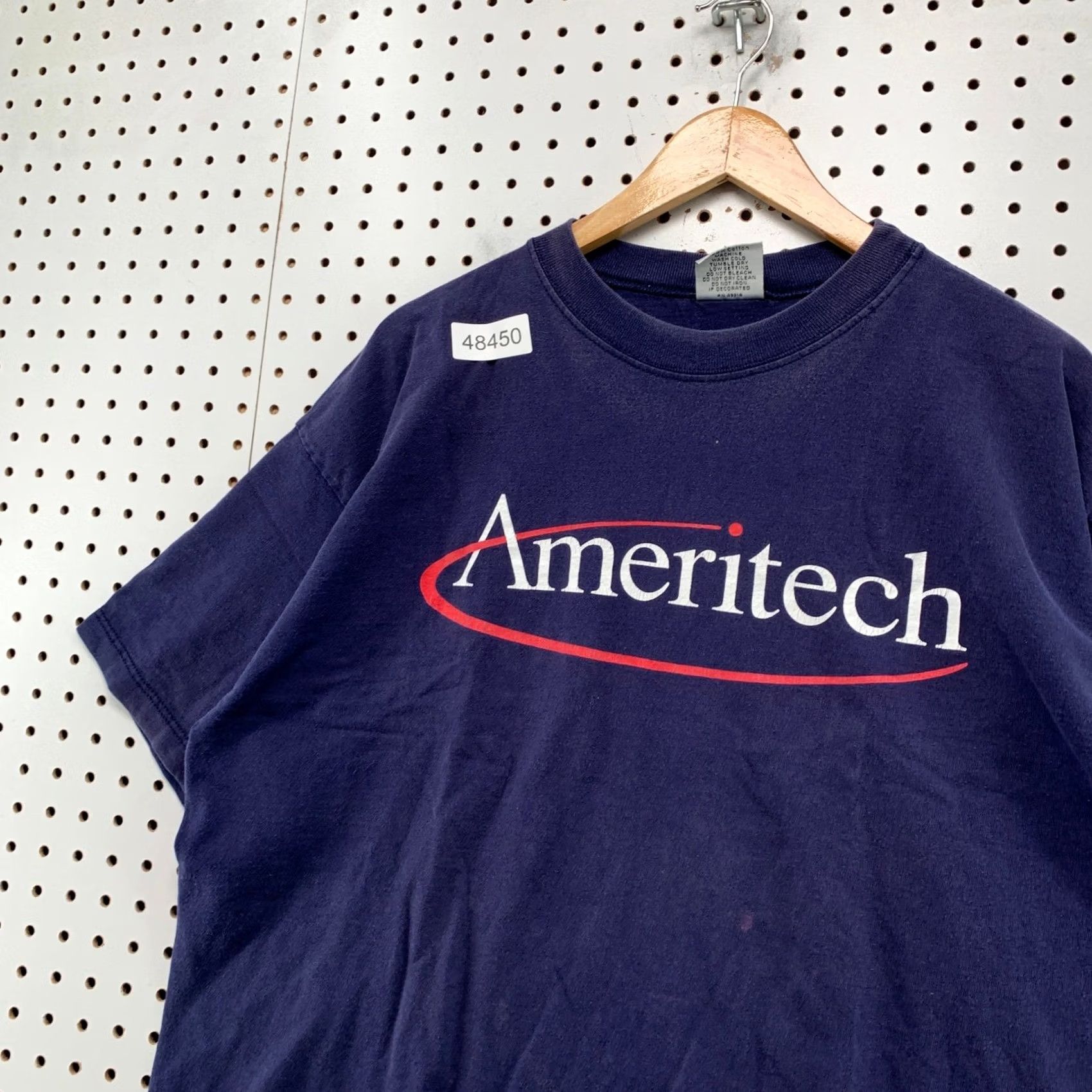 Vintage VINTAGE Ameritech T Shirt Mens XL Blue 90s Cyber Punk Made USA Size US XL / EU 56 / 4 - 6 Thumbnail