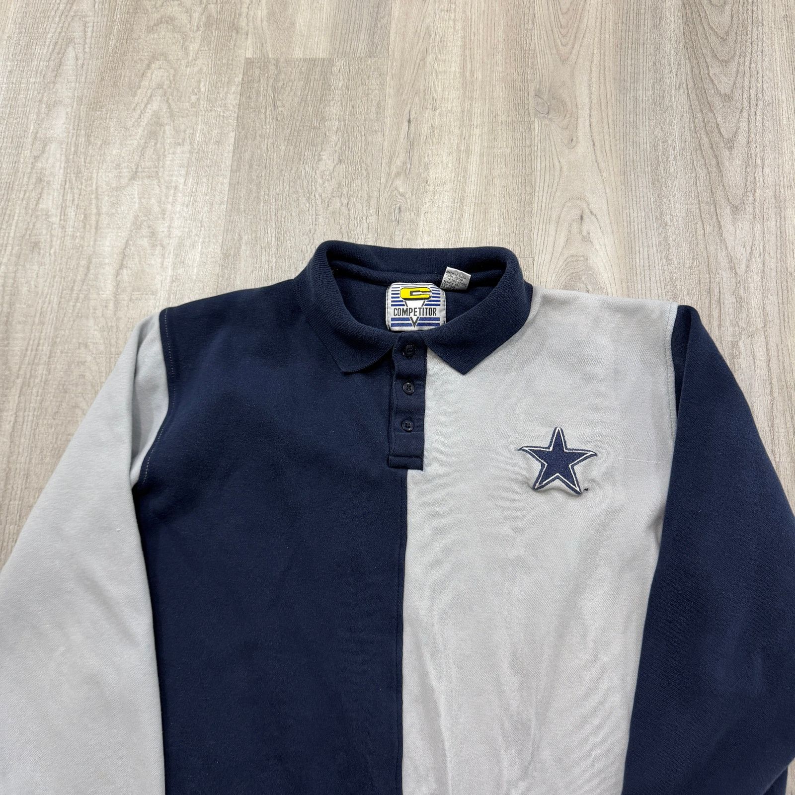 Vintage Vintage Dallas Cowboys Rugby Shirt Men's Large Gray Blue Size US L / EU 52-54 / 3 - 2 Thumbnail