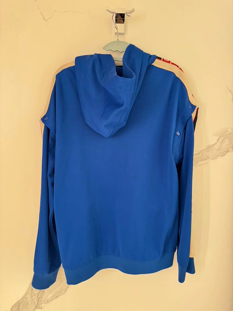 Gucci Gucci Blue detachable button side logo zipper sweatshirt ja Size US S / EU 44-46 / 1 - 2 Thumbnail