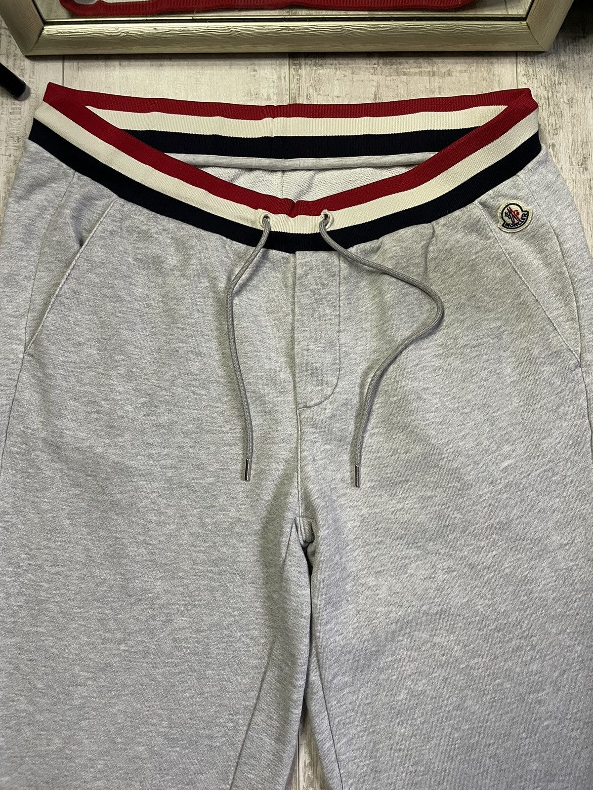 Moncler Moncler Tricolour Grey Joggers Size US 36 / EU 52 - 3 Thumbnail